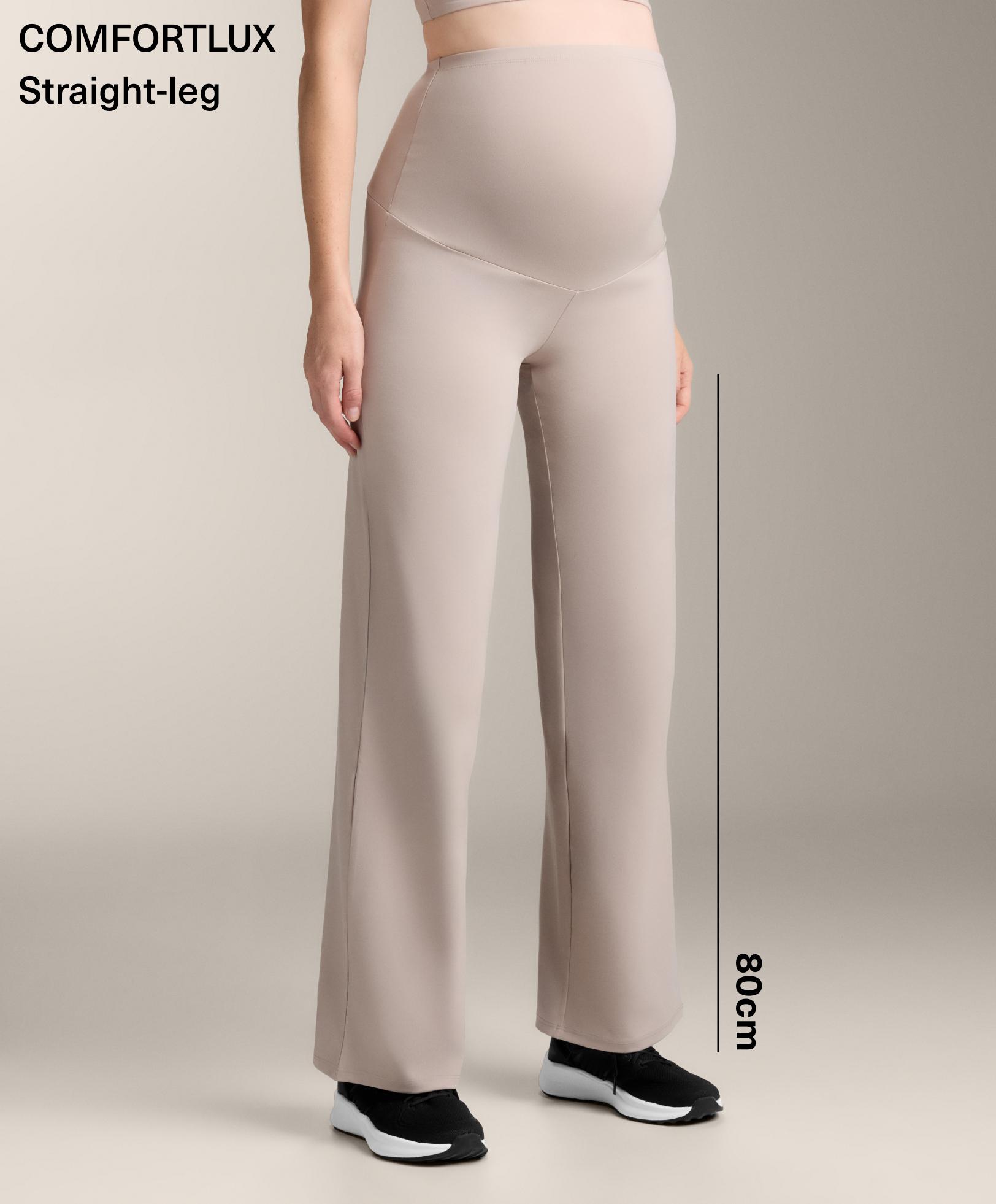 Spodnie o prostym kroju comfortlux z kolekcji dla przyszłych mam Spodnie o prostym kroju comfortlux z kolekcji dla przyszłych mam