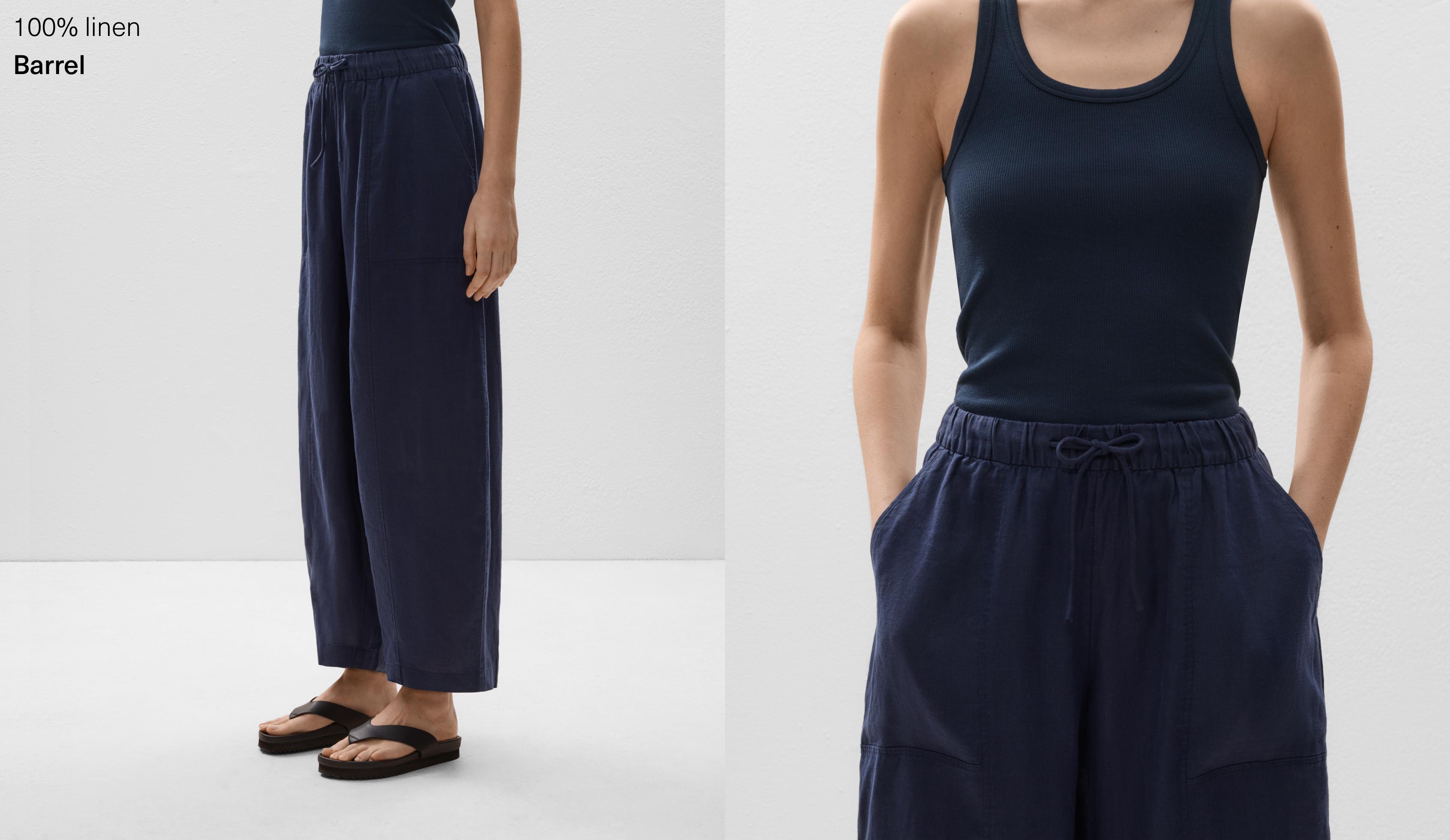 بنطلون باريل كتان 100%