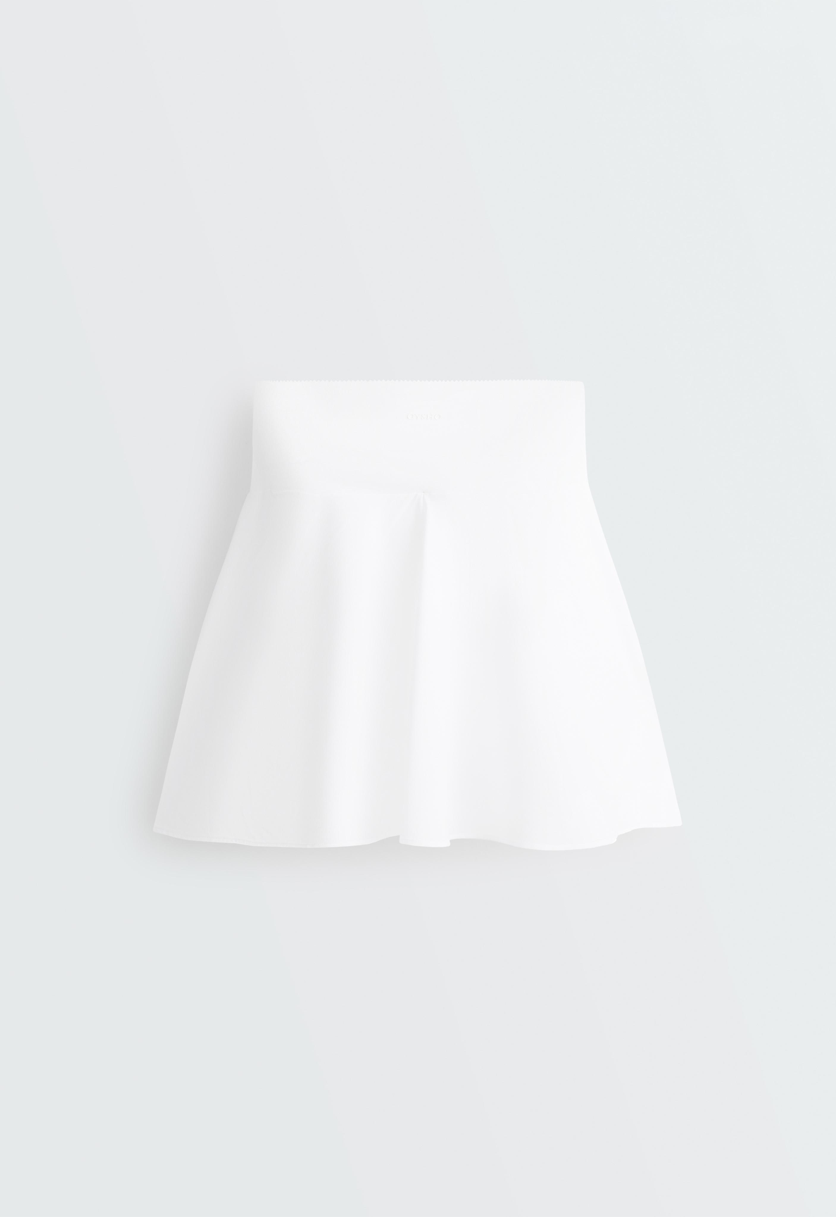 High rise Compressive skirt — WHITE 