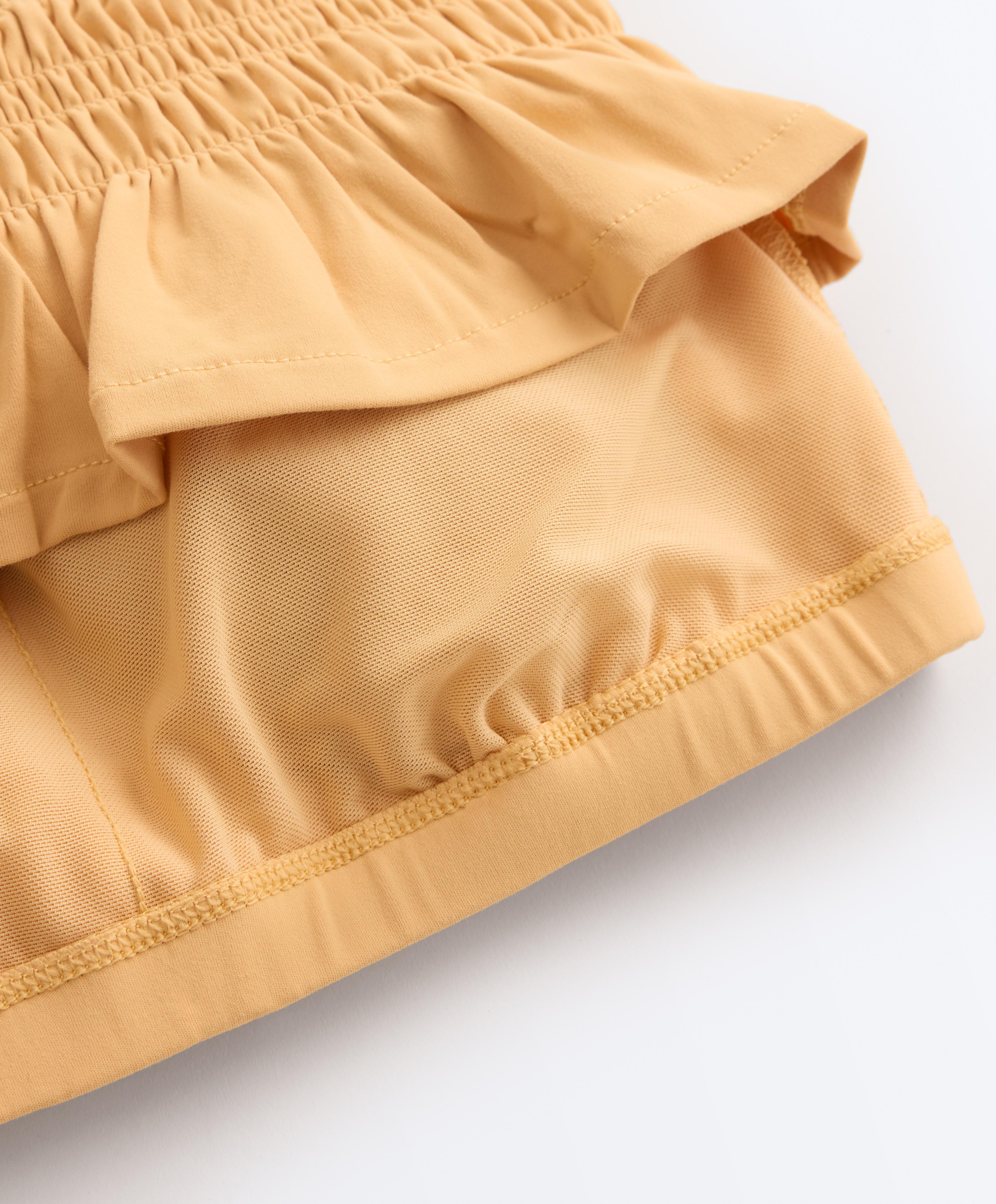 Comfortlux smock tank top — BURNT YELLOW