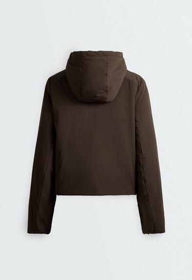 FELLEX® Volcanic boxy technical padded jacket — BROWN 9
