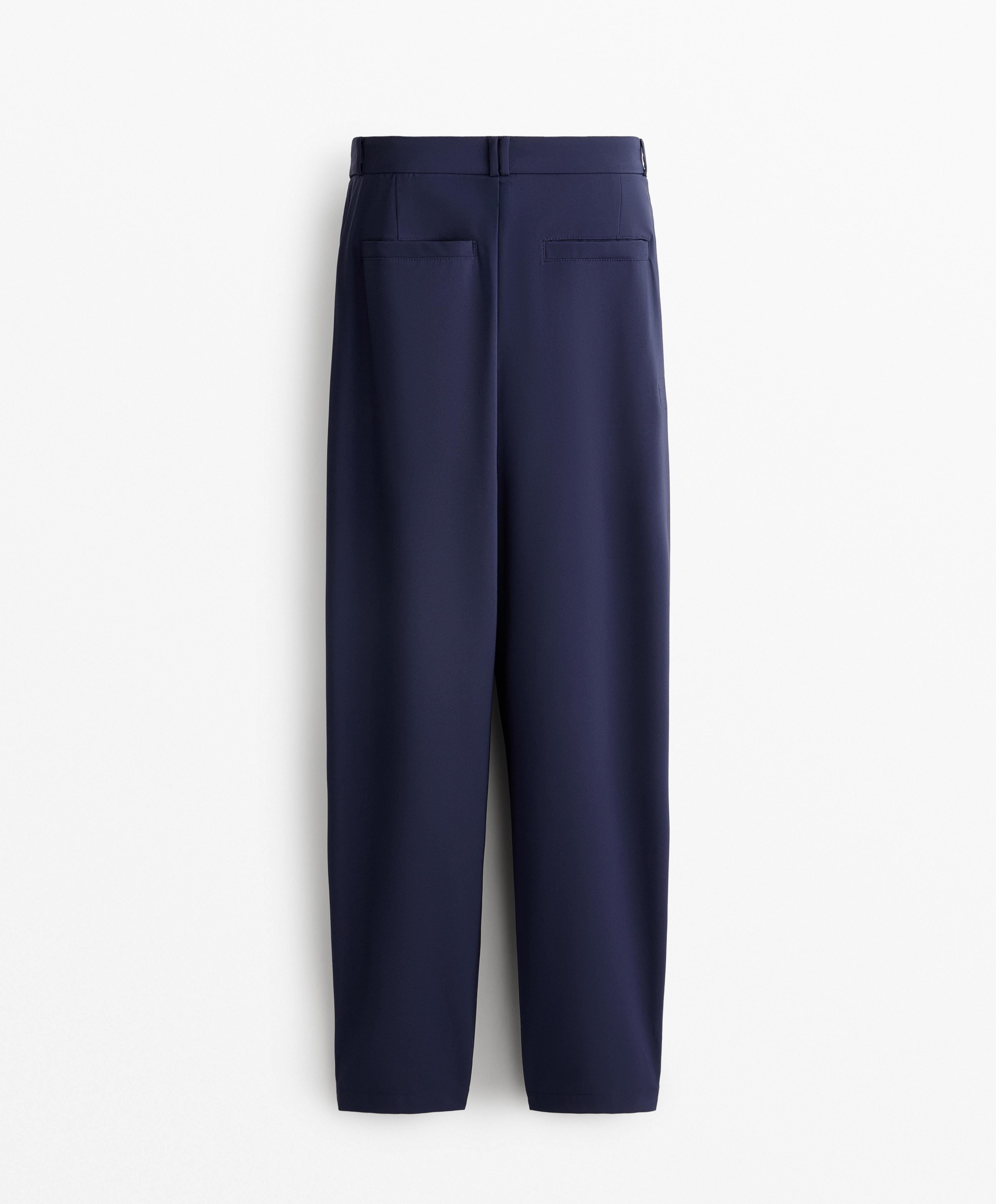 Straight-leg technical trousers