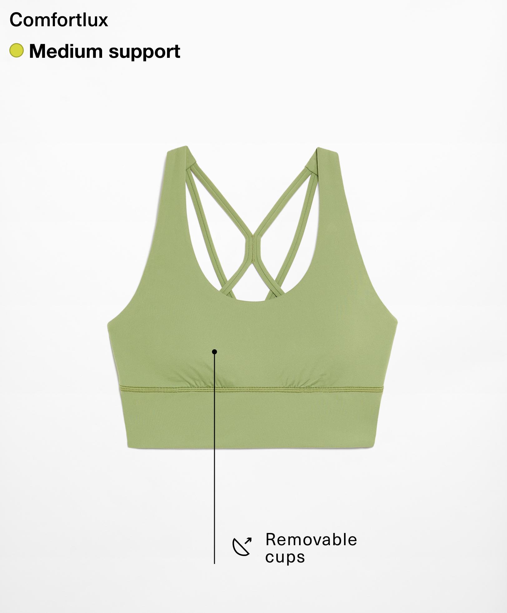 Medium-support Comfortlux sports bra with cups - Sale