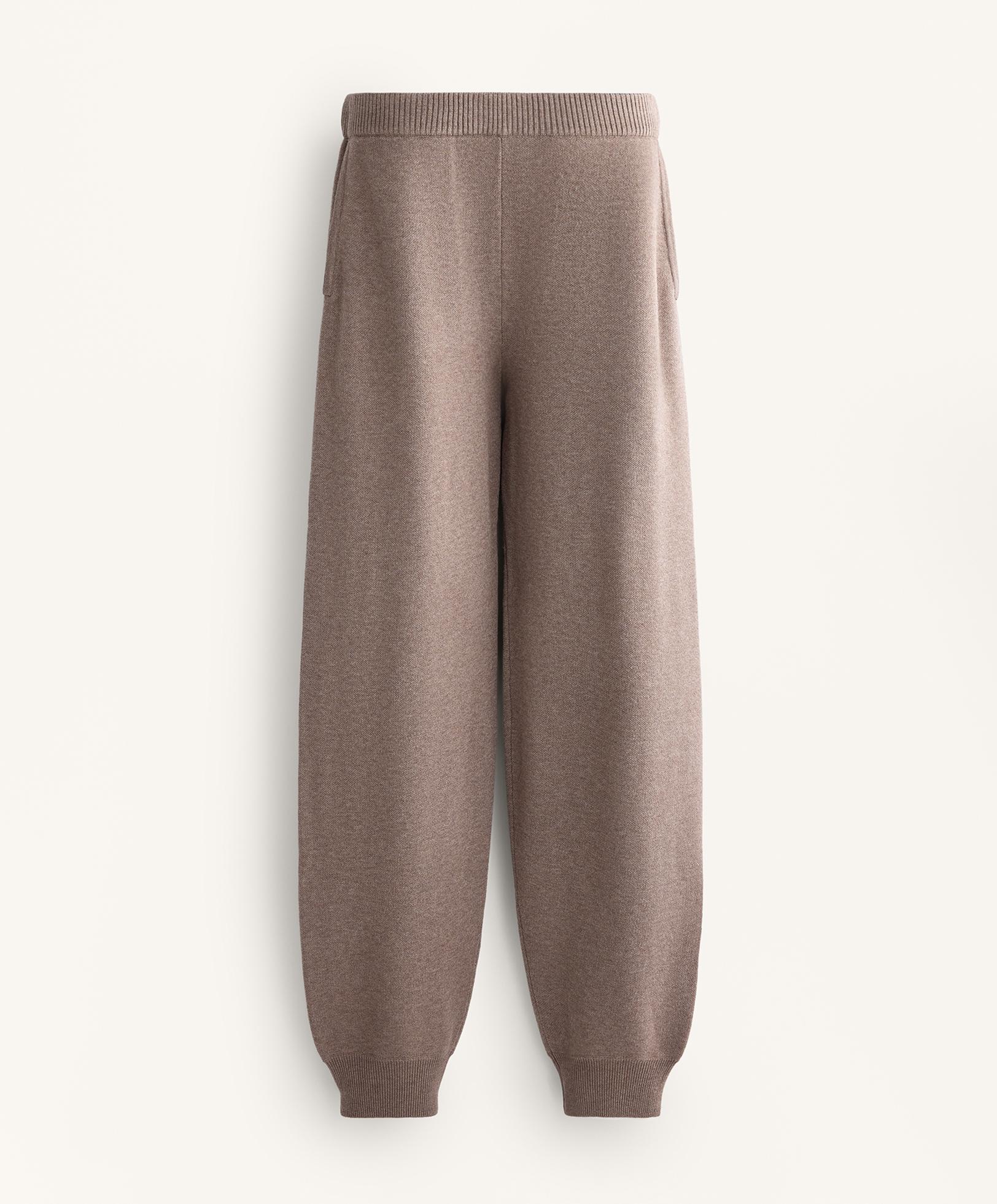 Knit jogger trousers — PINK-MINK