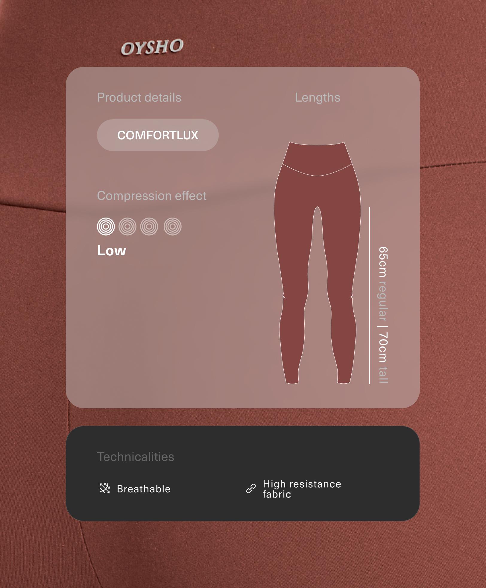 Leggings tobillero high rise Comfortlux Leggings tobillero high rise Comfortlux