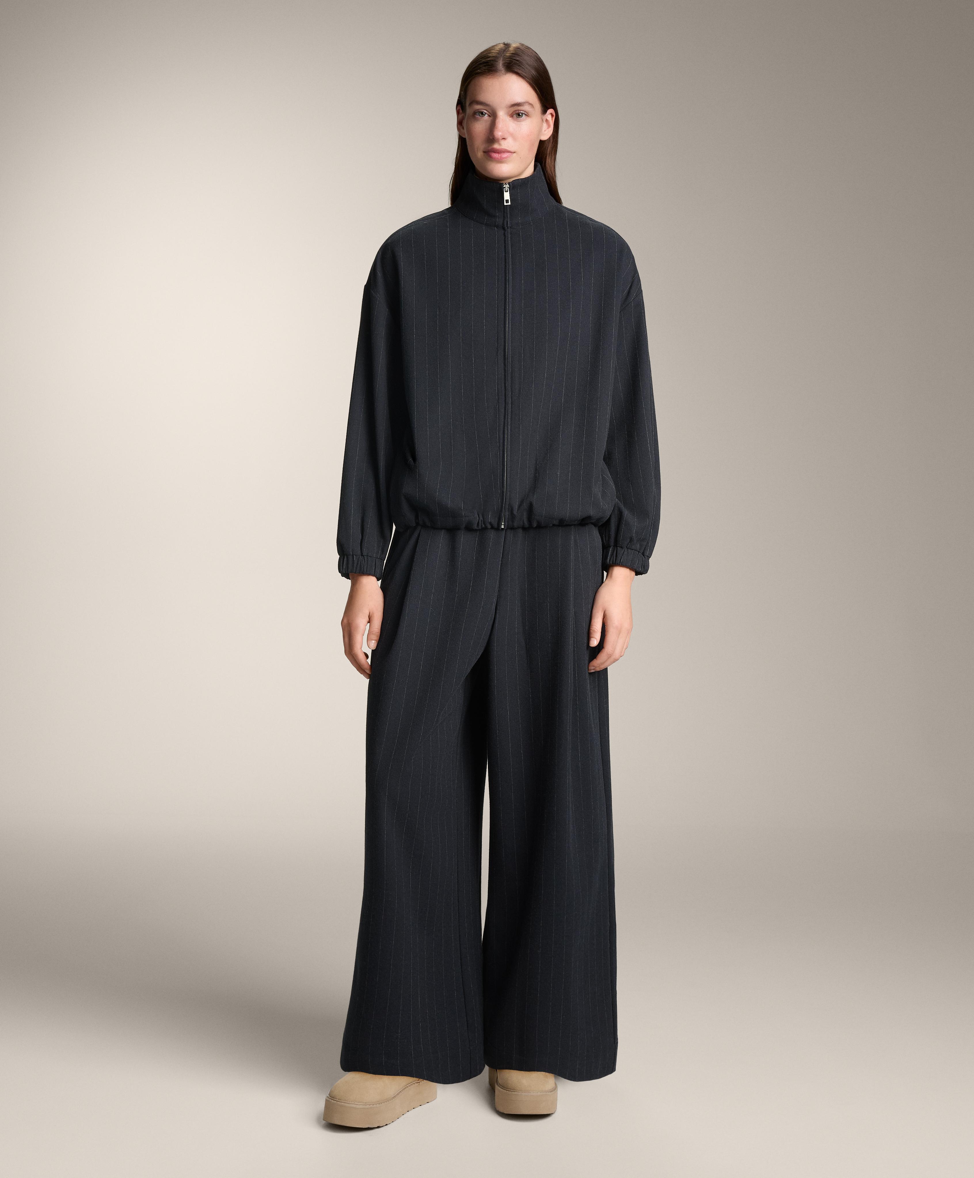 Pantalón recto ancho raya diplomática estructura - Rebajas