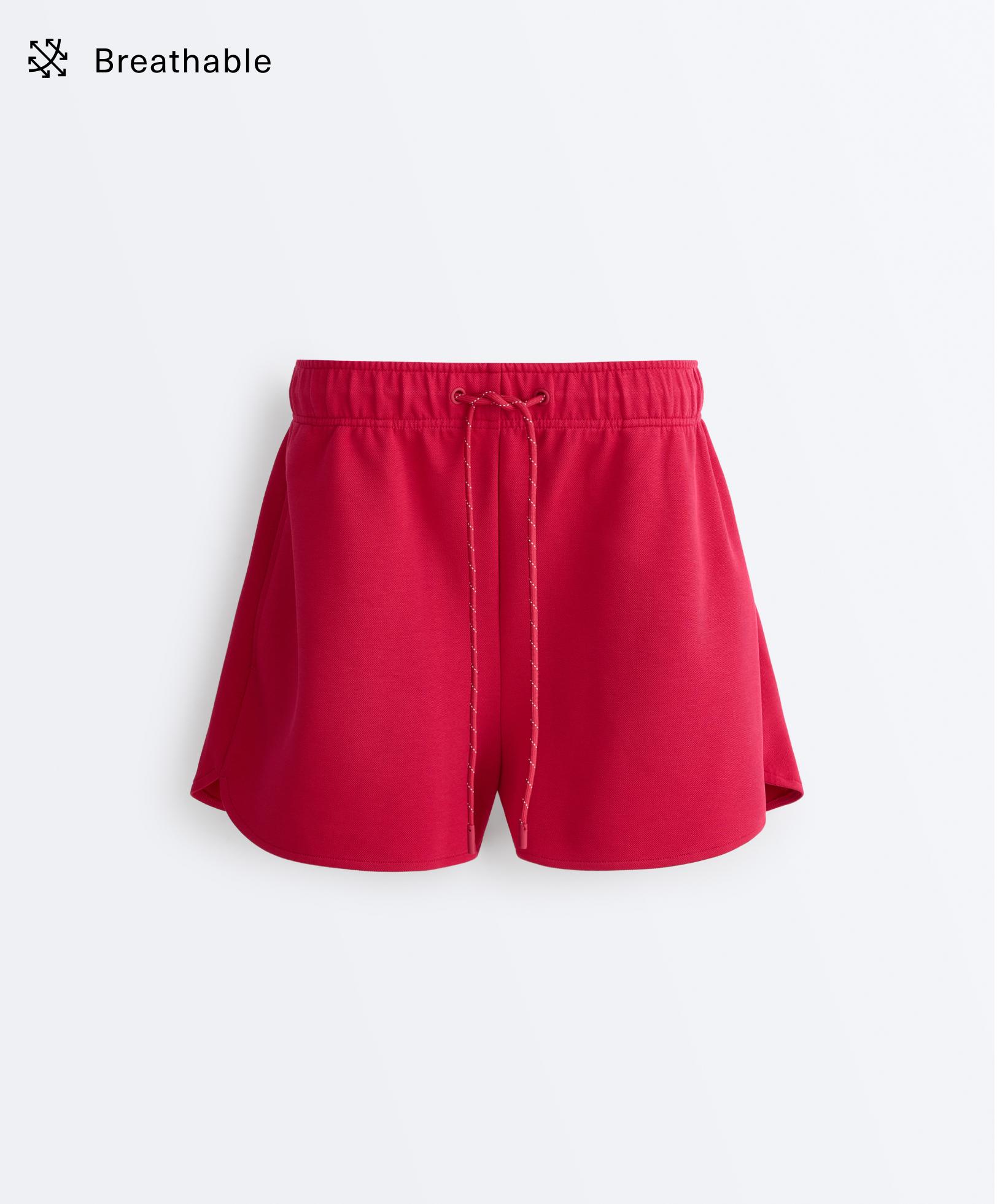 Piqué cotton shorts