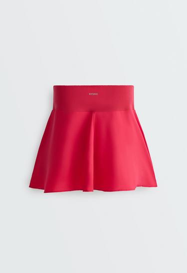 High rise Compressive skirt — RED 7