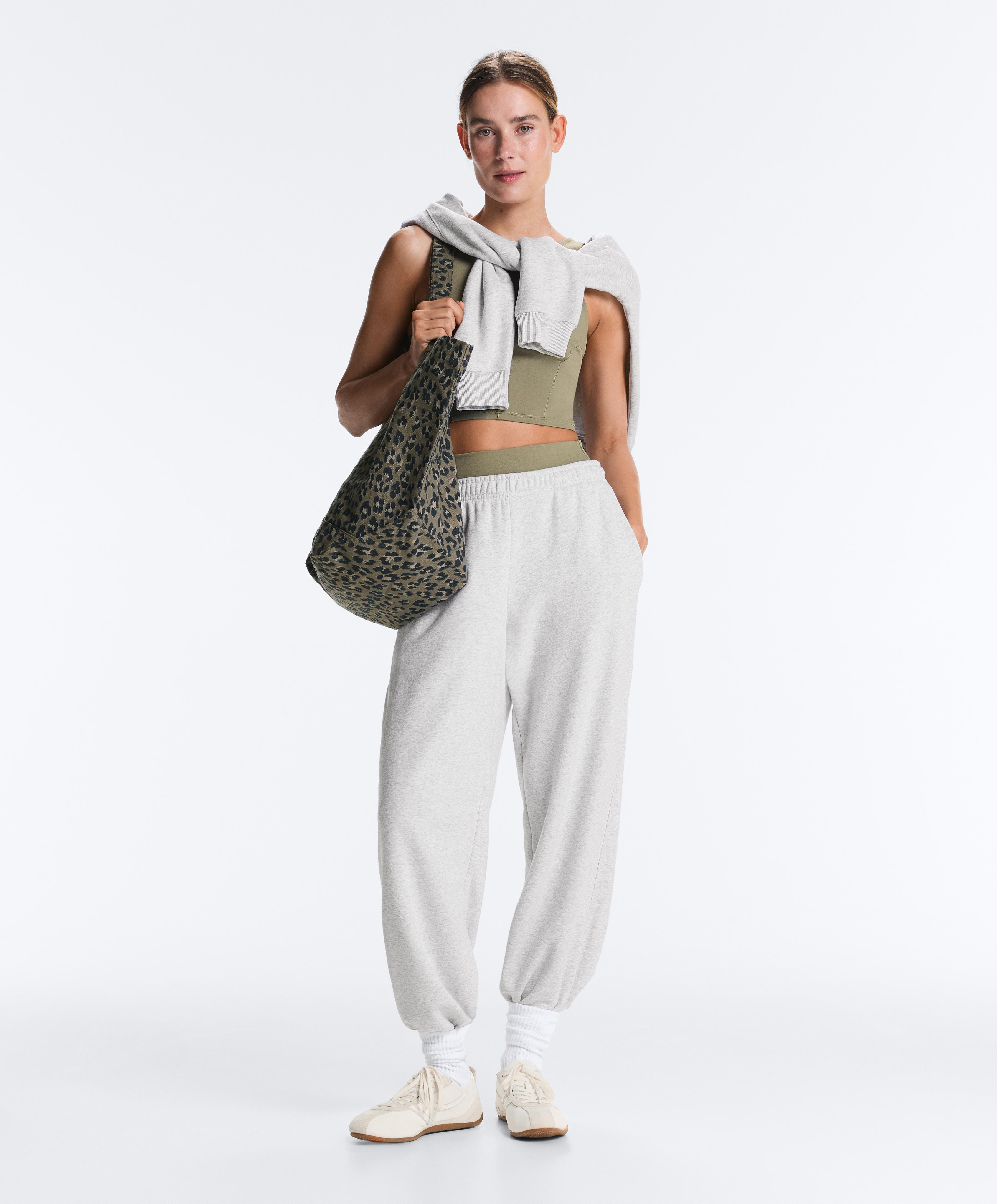 Evermove tank top with straps — WASHED KHAKI