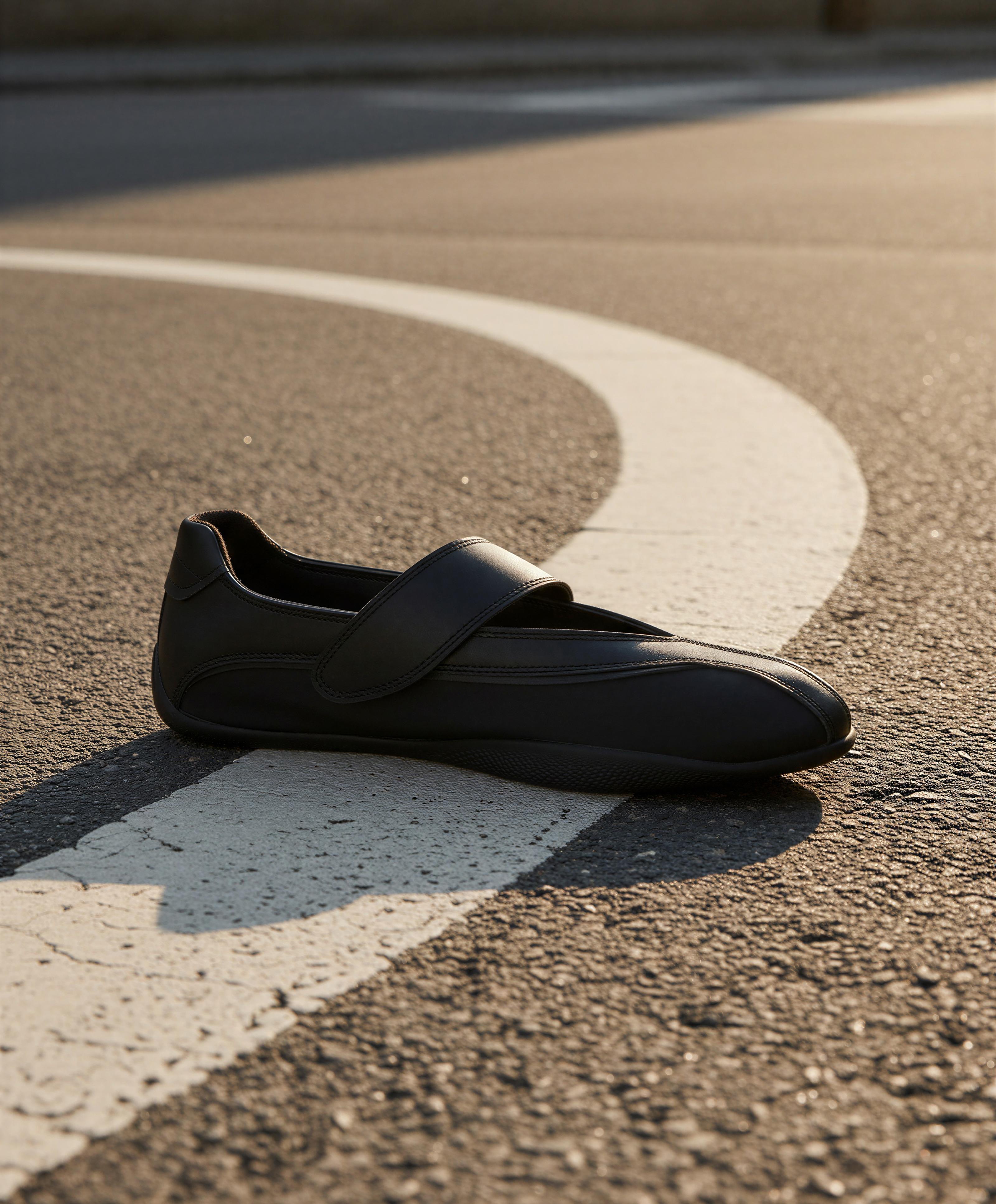 Sport ballet flat — BLACK