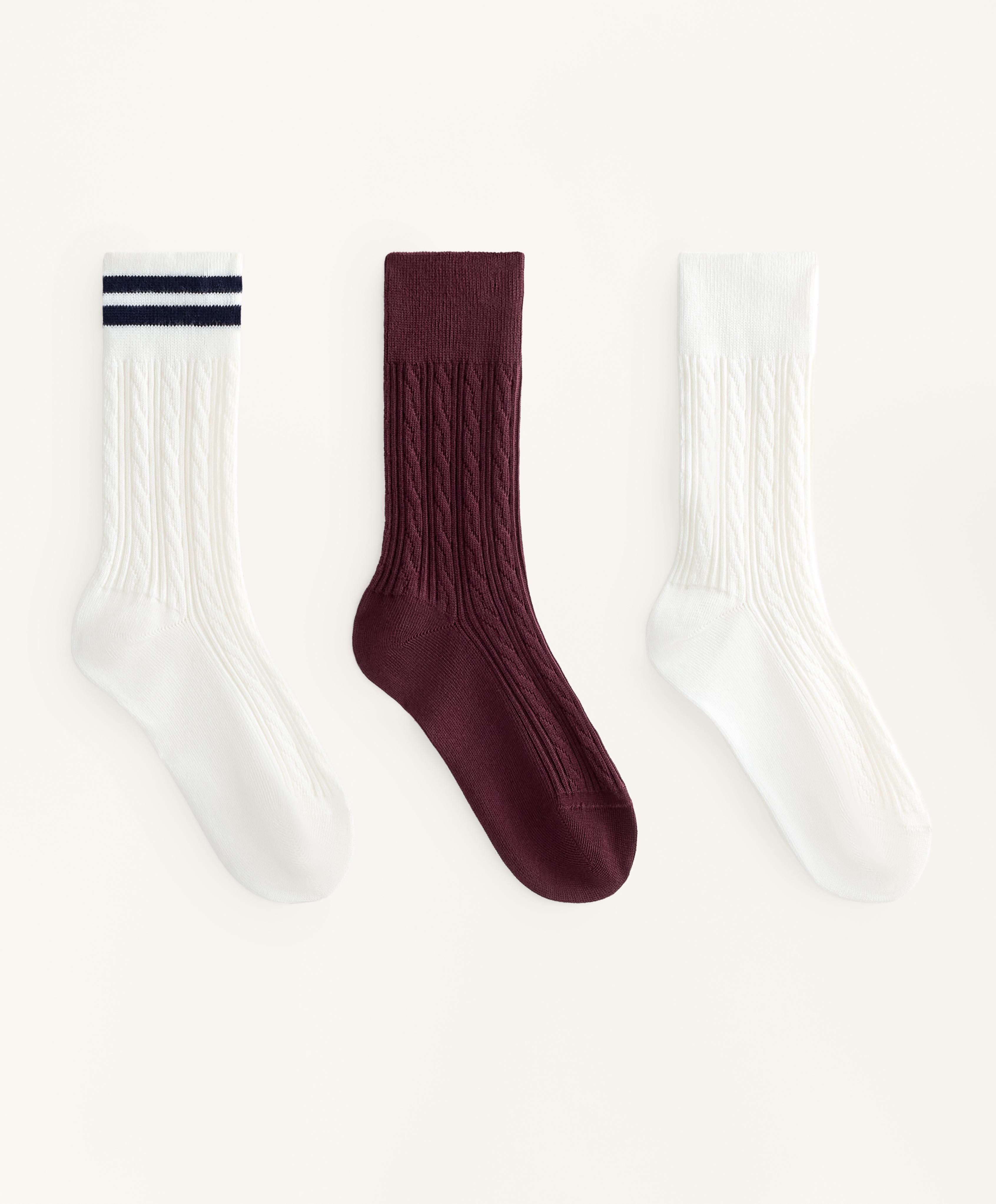 3 пары классических носков из смесового хлопка 3 пары классических носков из смесового хлопка