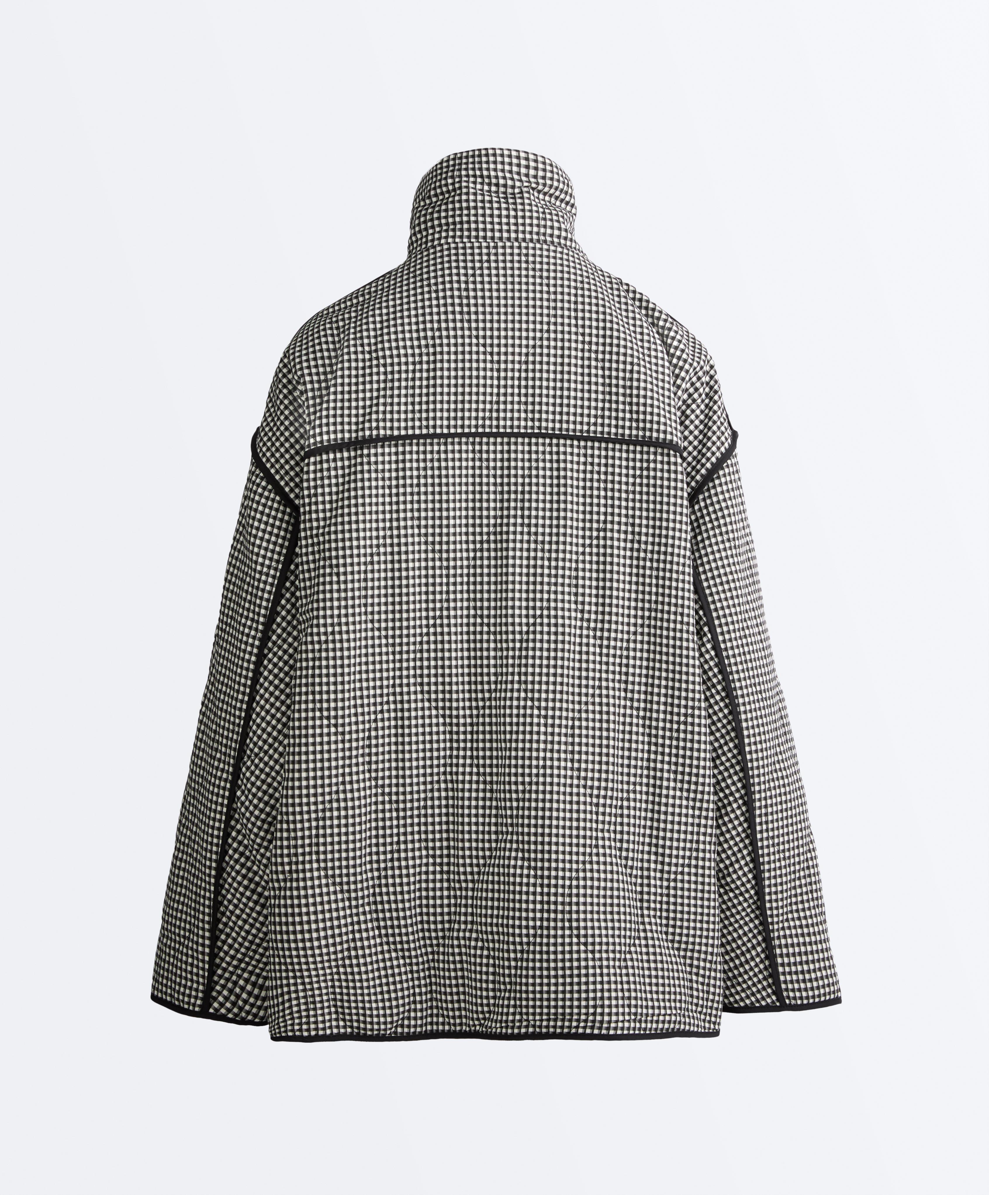 FELLEX® AEROGEL gingham padded jacket — BLACK