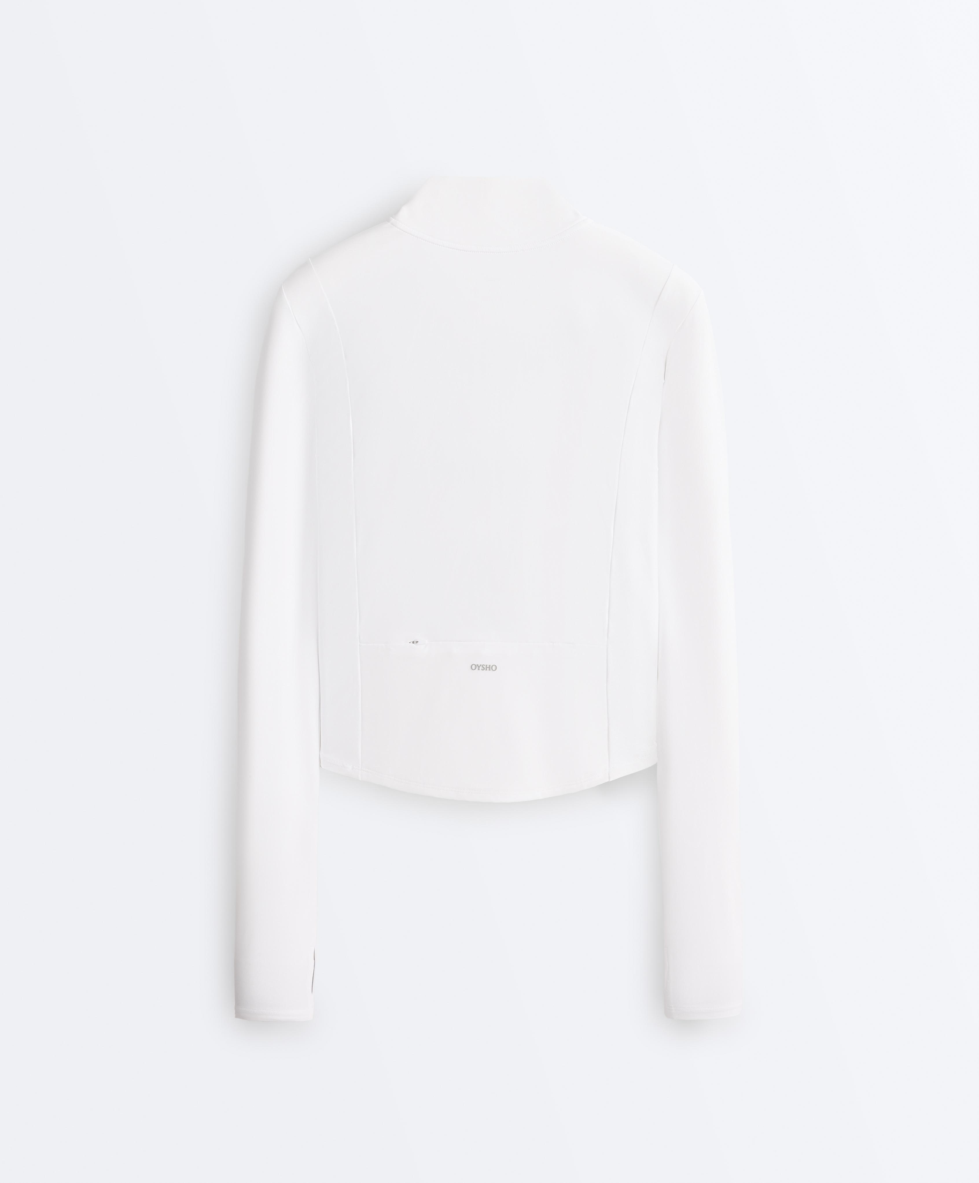 Short Light Touch technical jacket — WHITE 