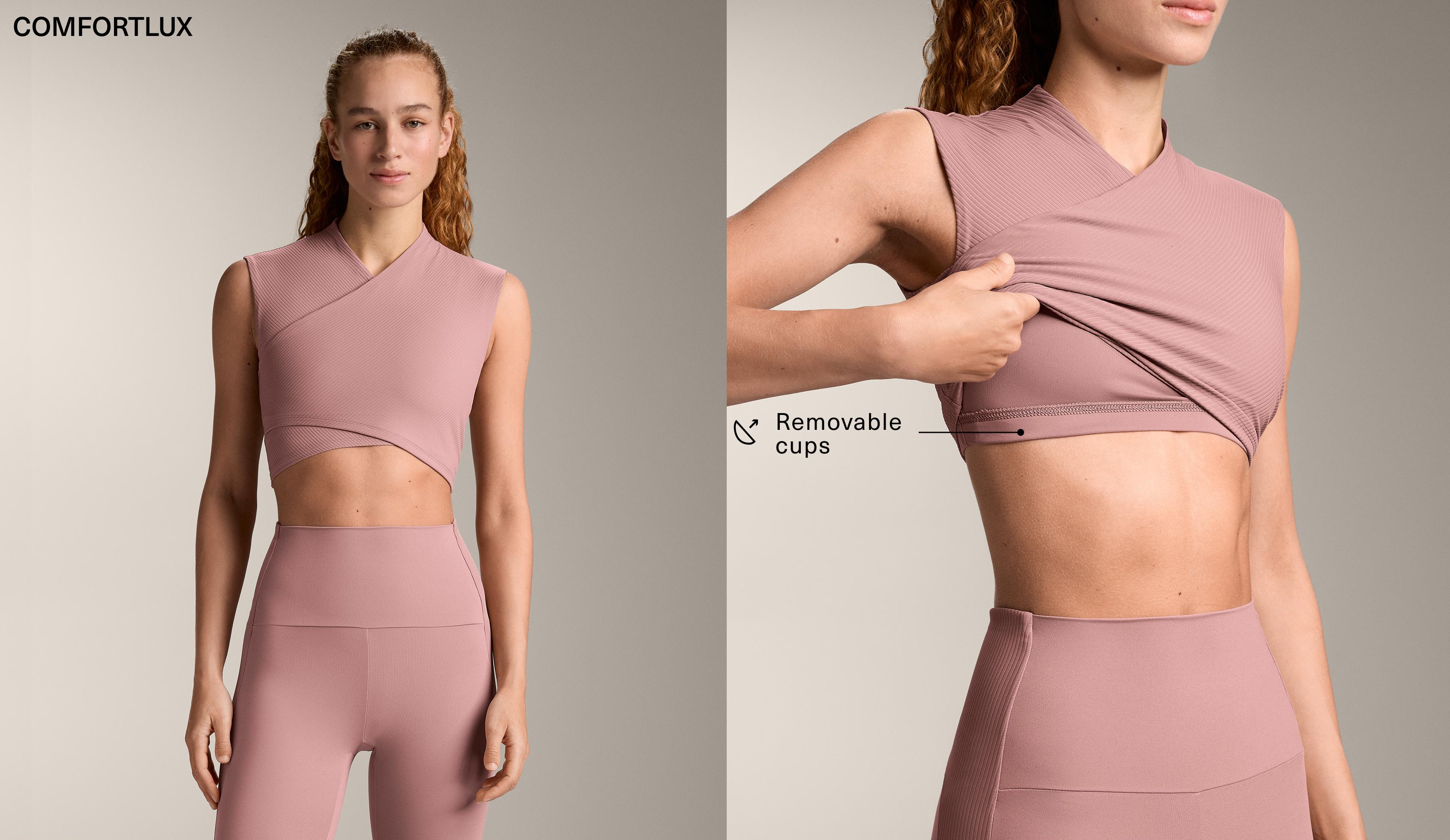 Comfortlux crossover sleeveless tank top