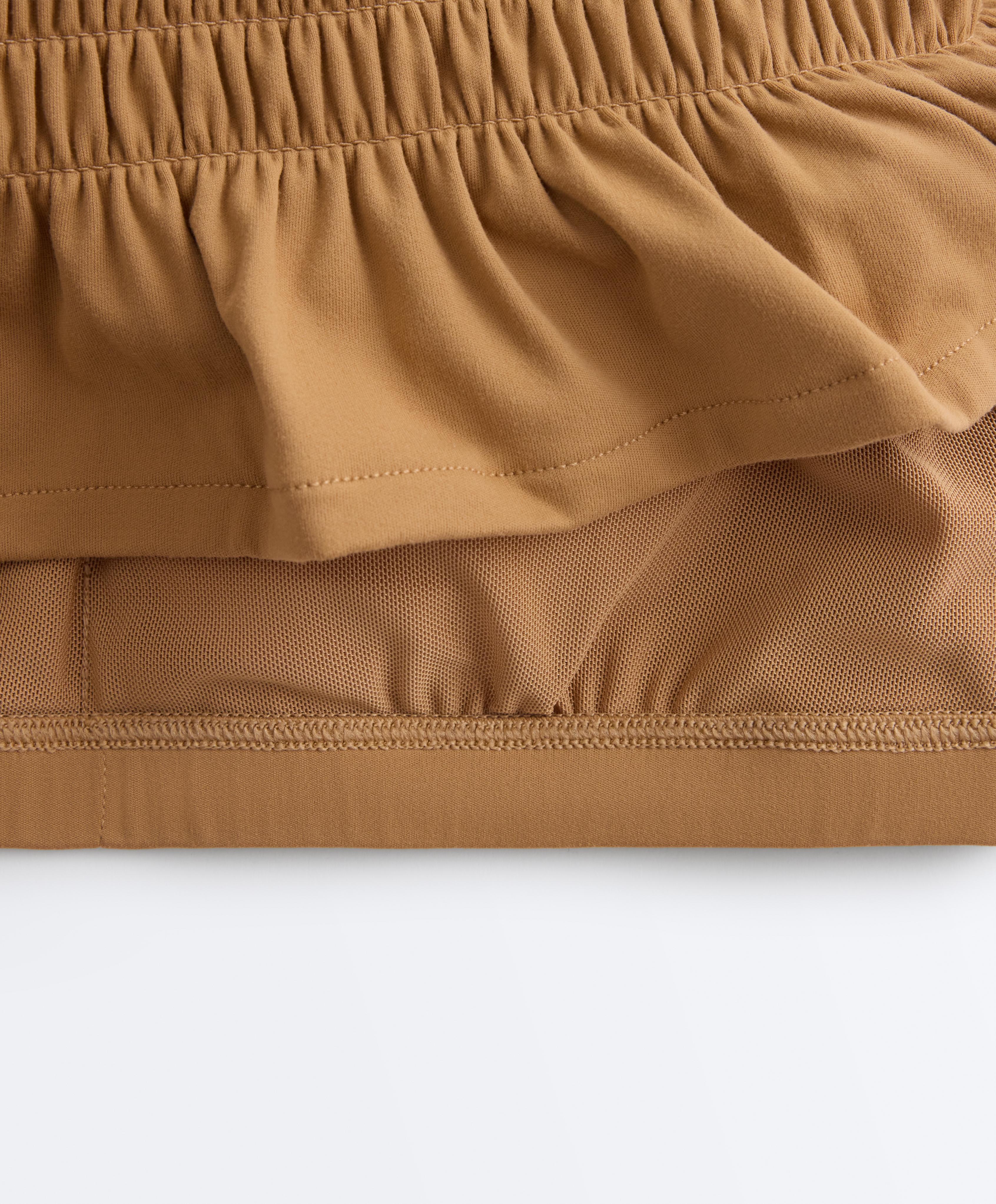 Comfortlux smock tank top — MUSTARD