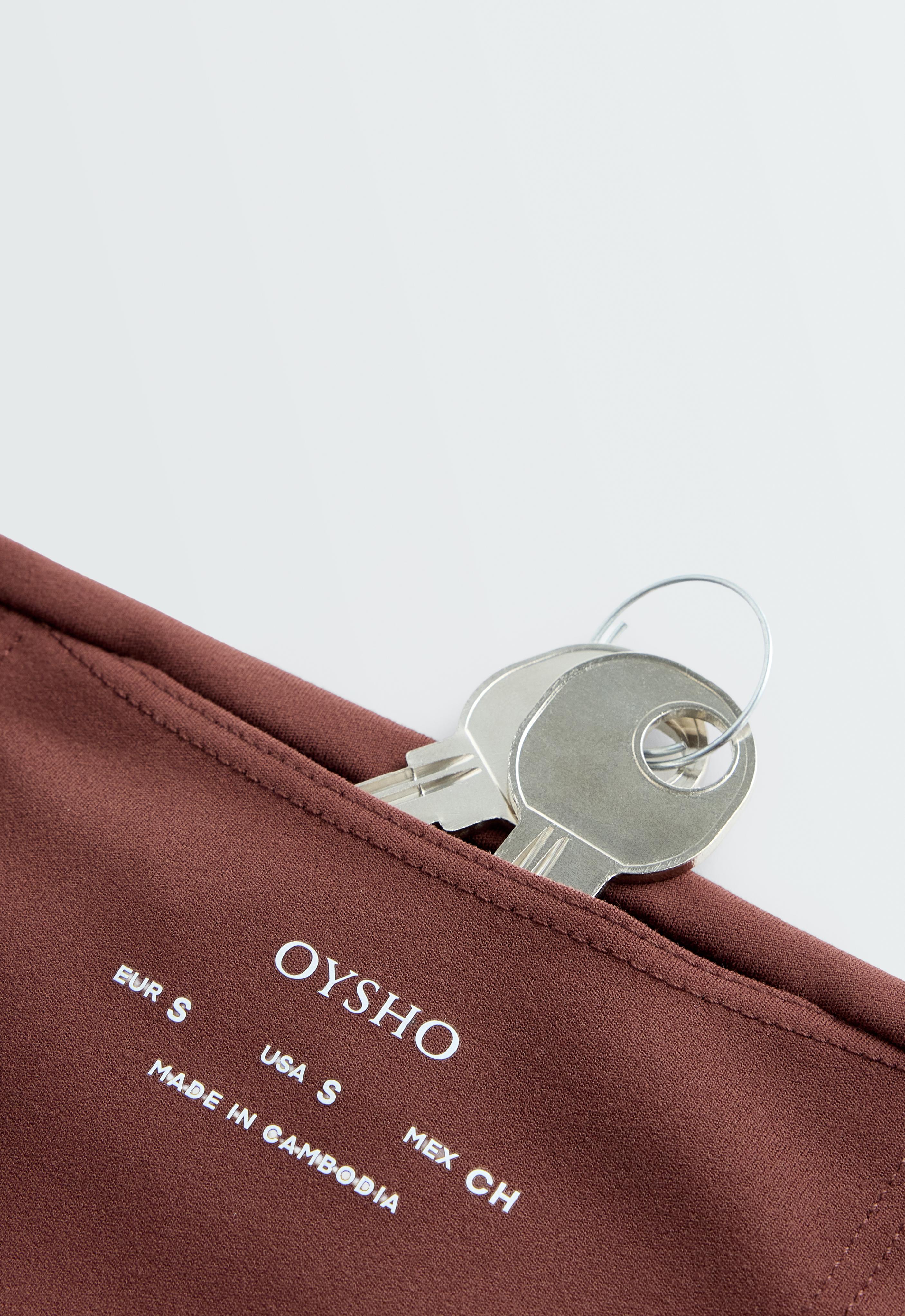 Comfortlux high-waisted ankle-length leggings — TERRACOTTA