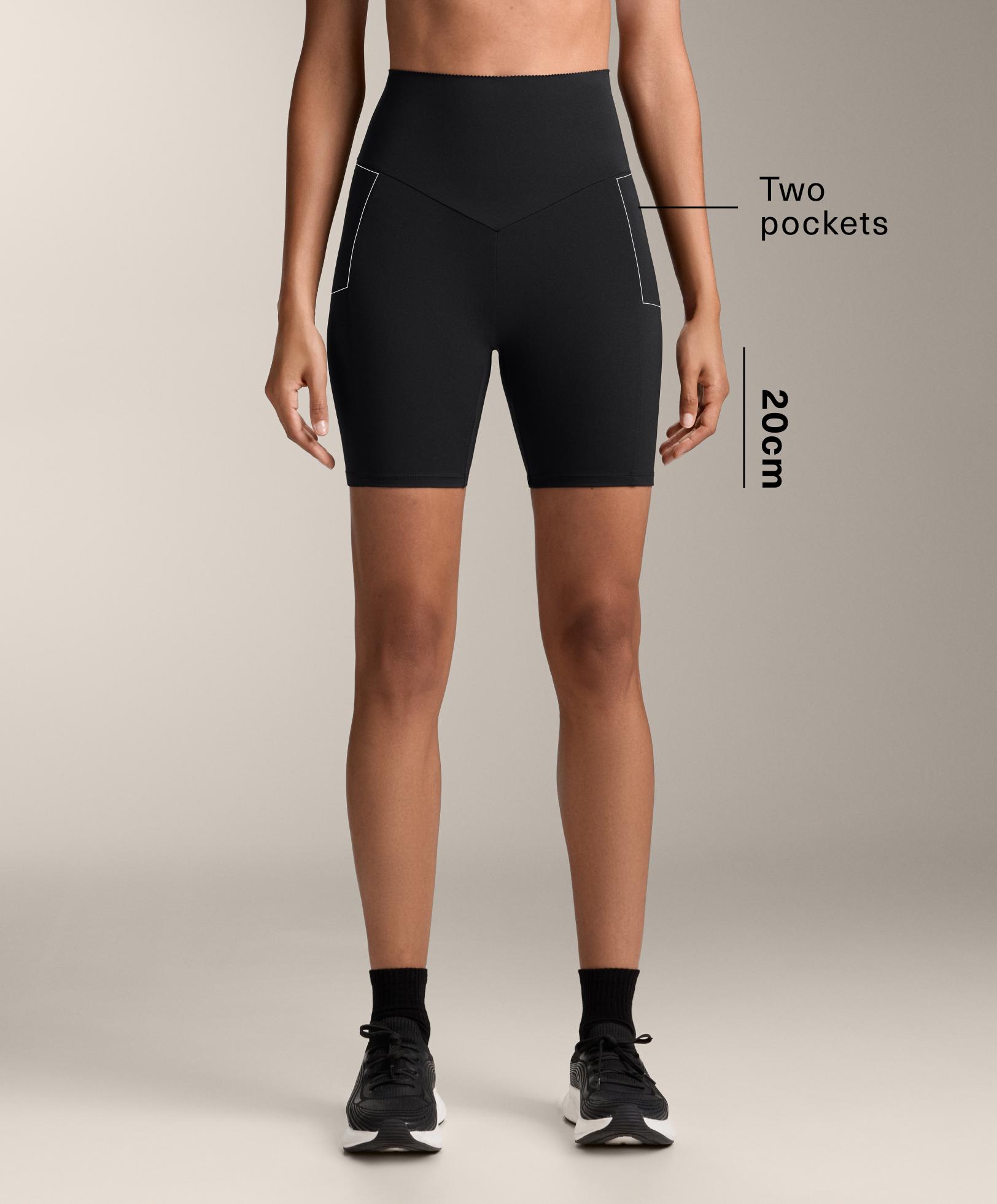 Leggings ciclista high rise Compressive pocket 20 cm Leggings ciclista high rise Compressive pocket 20 cm