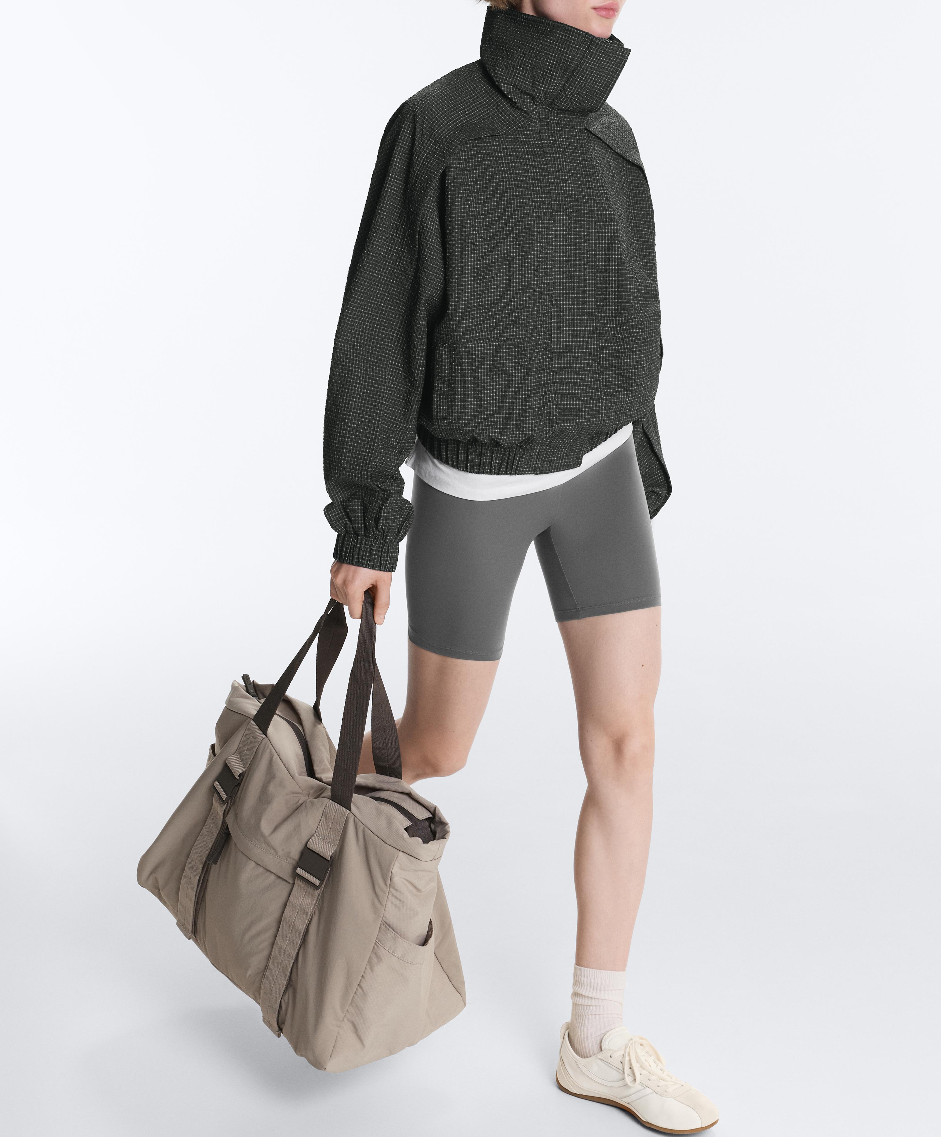 Adjustable-strap shopper bag — MINK