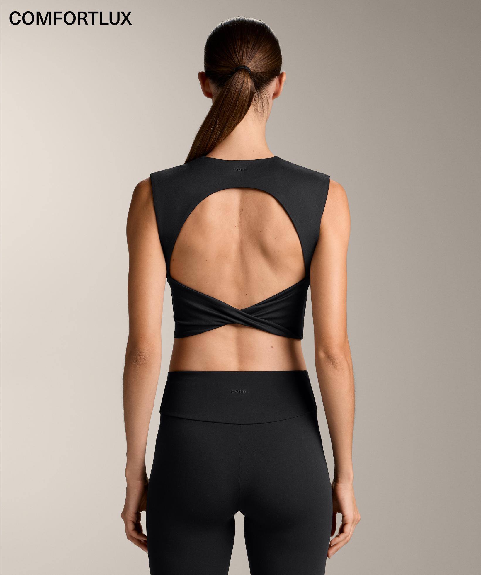 Comfortlux open back twist tank top Comfortlux open back twist tank top