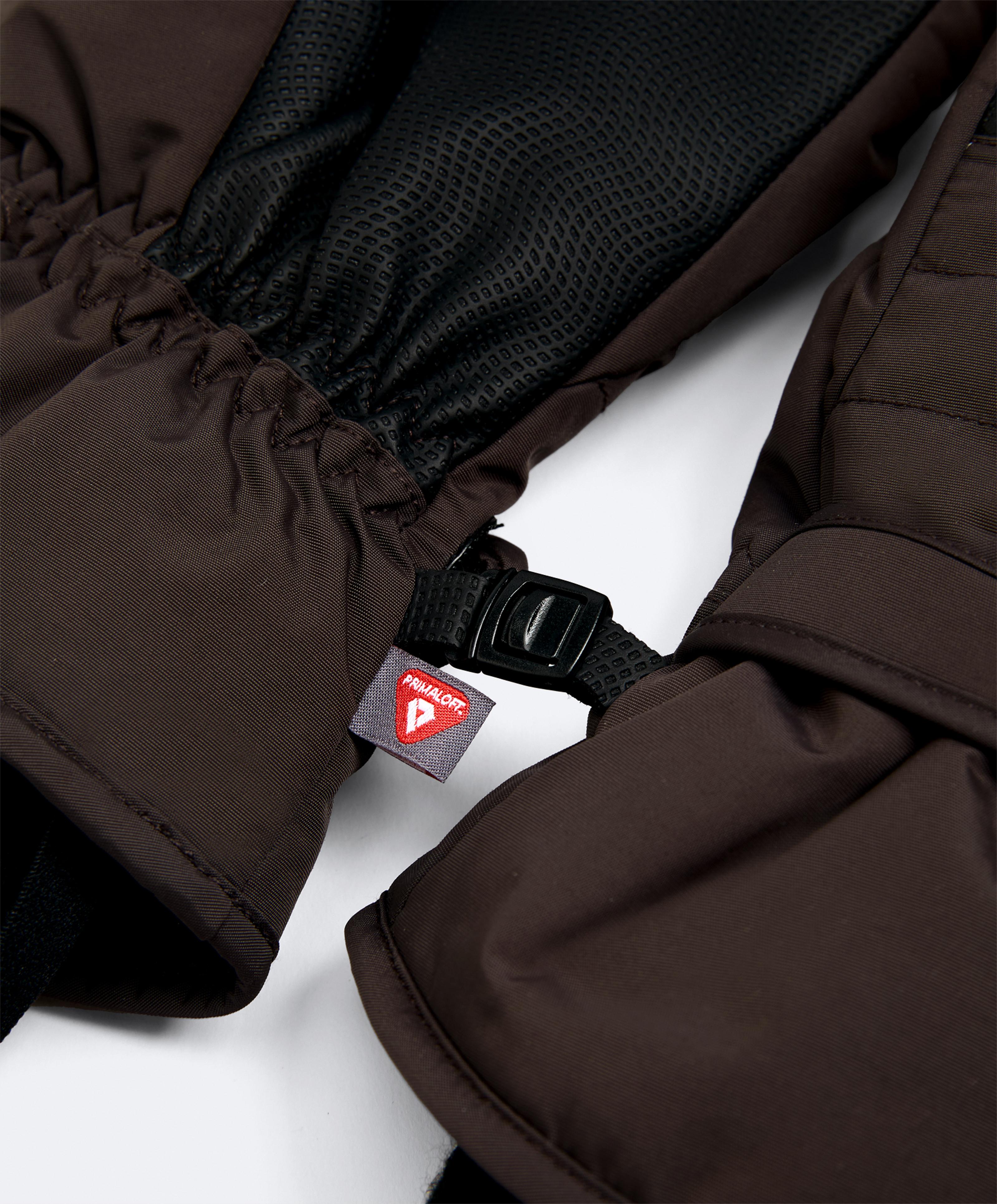 Technical SKI Primaloft® Gloves — BROWN