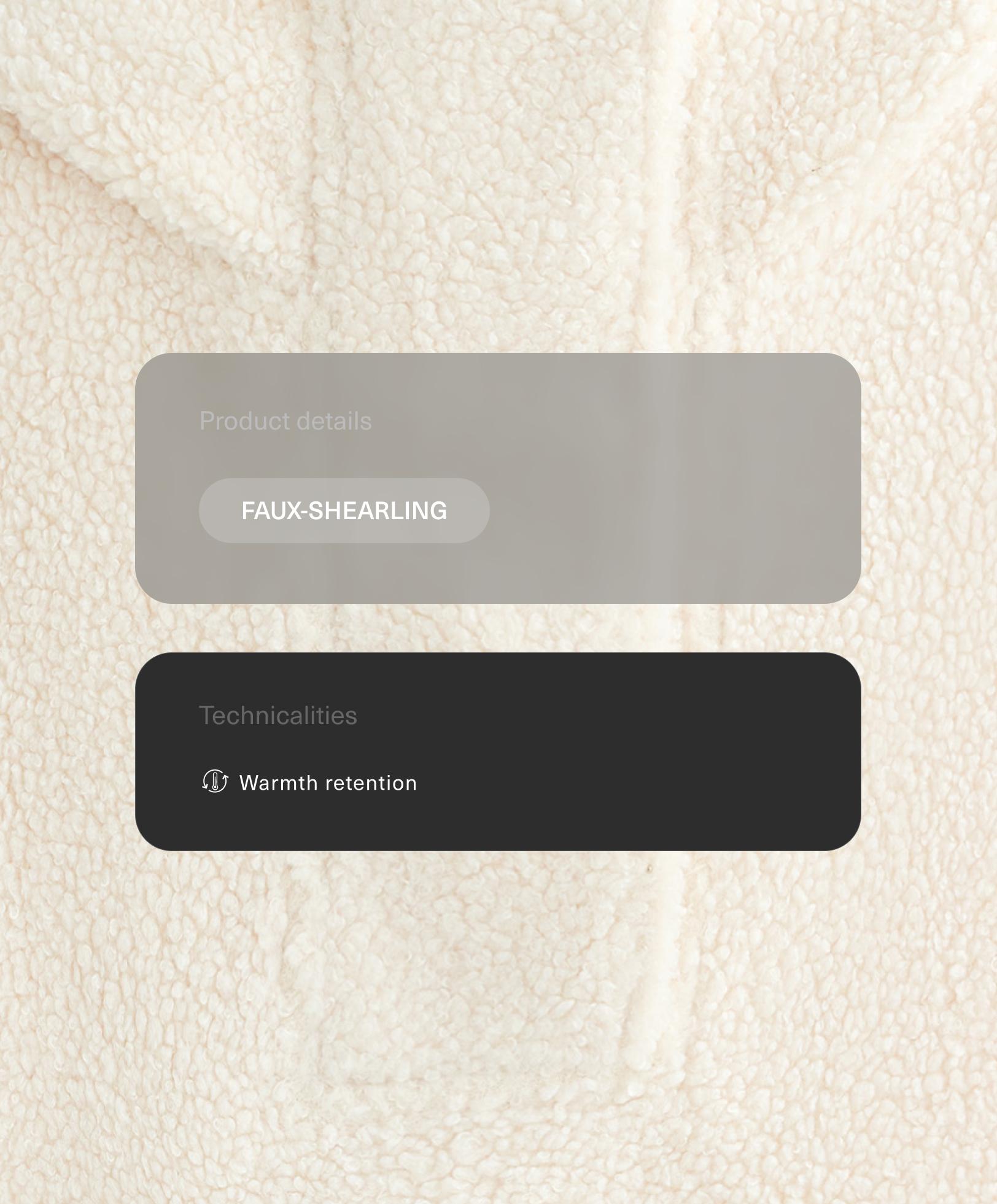 Gilet effet mouton à capuche