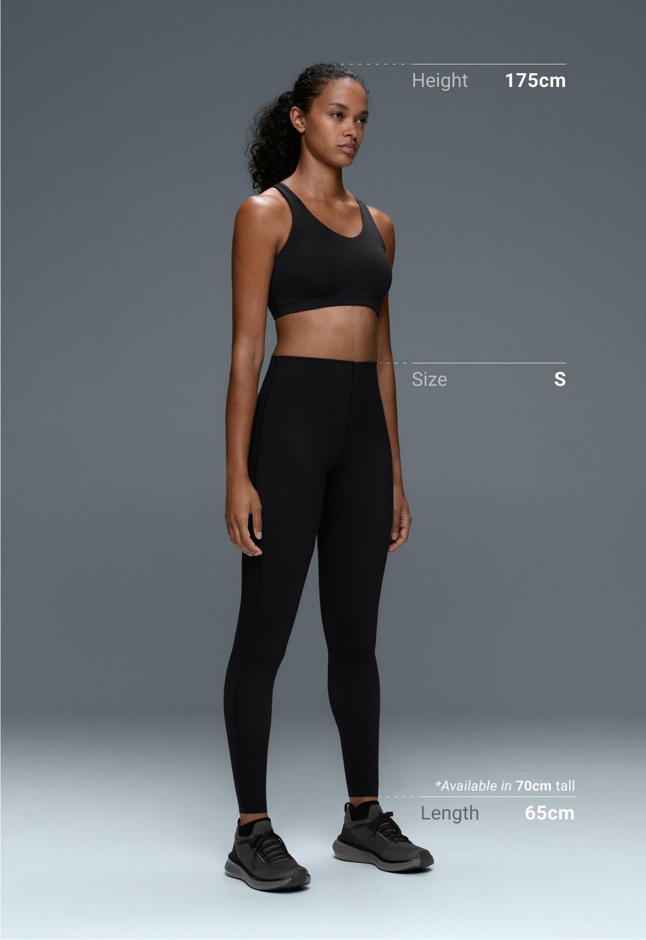 Extra Compressive Raise Up ankle-length leggings — BLACK