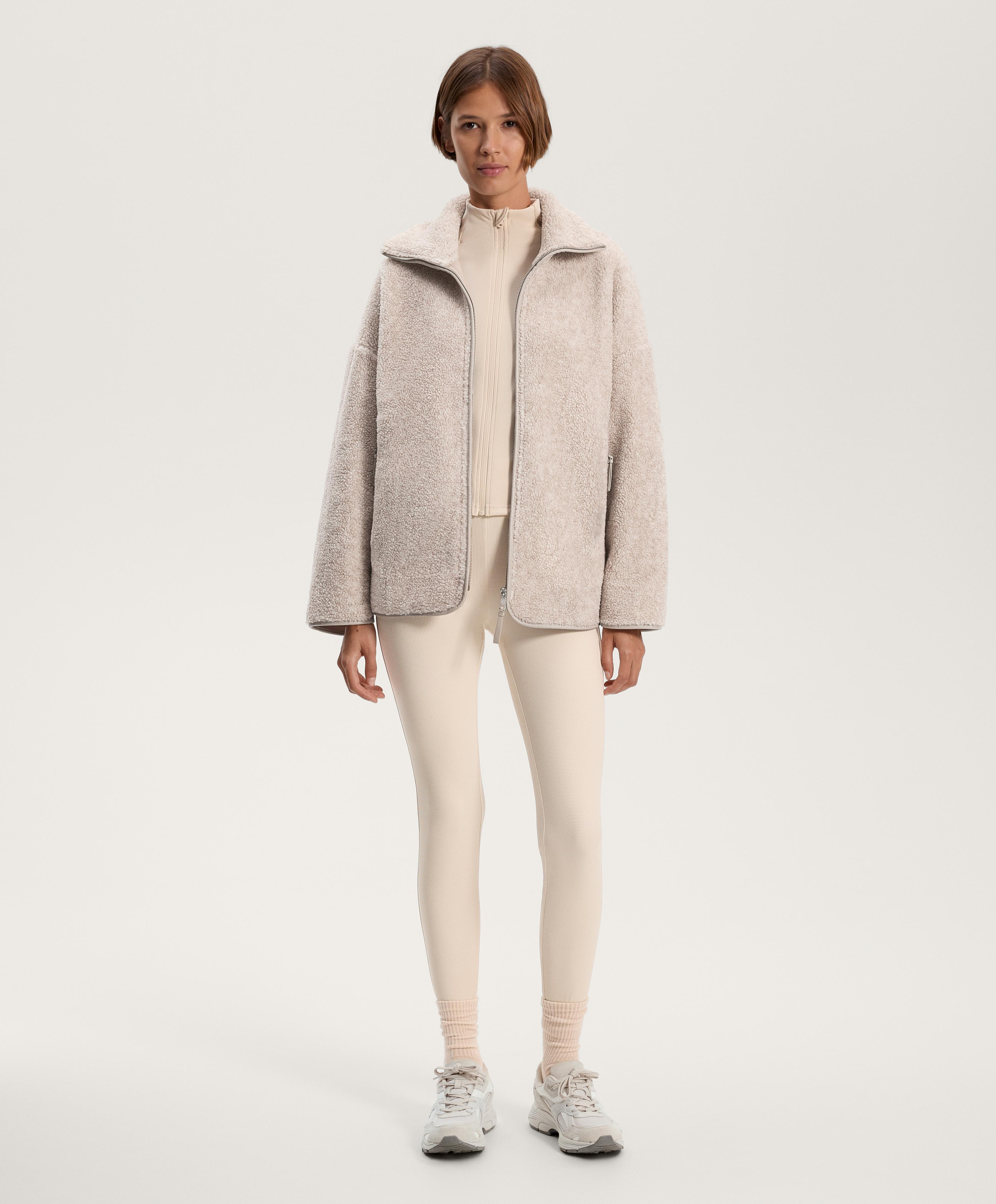 Oversize-Jacke aus Lammfellimitat Oversize-Jacke aus Lammfellimitat