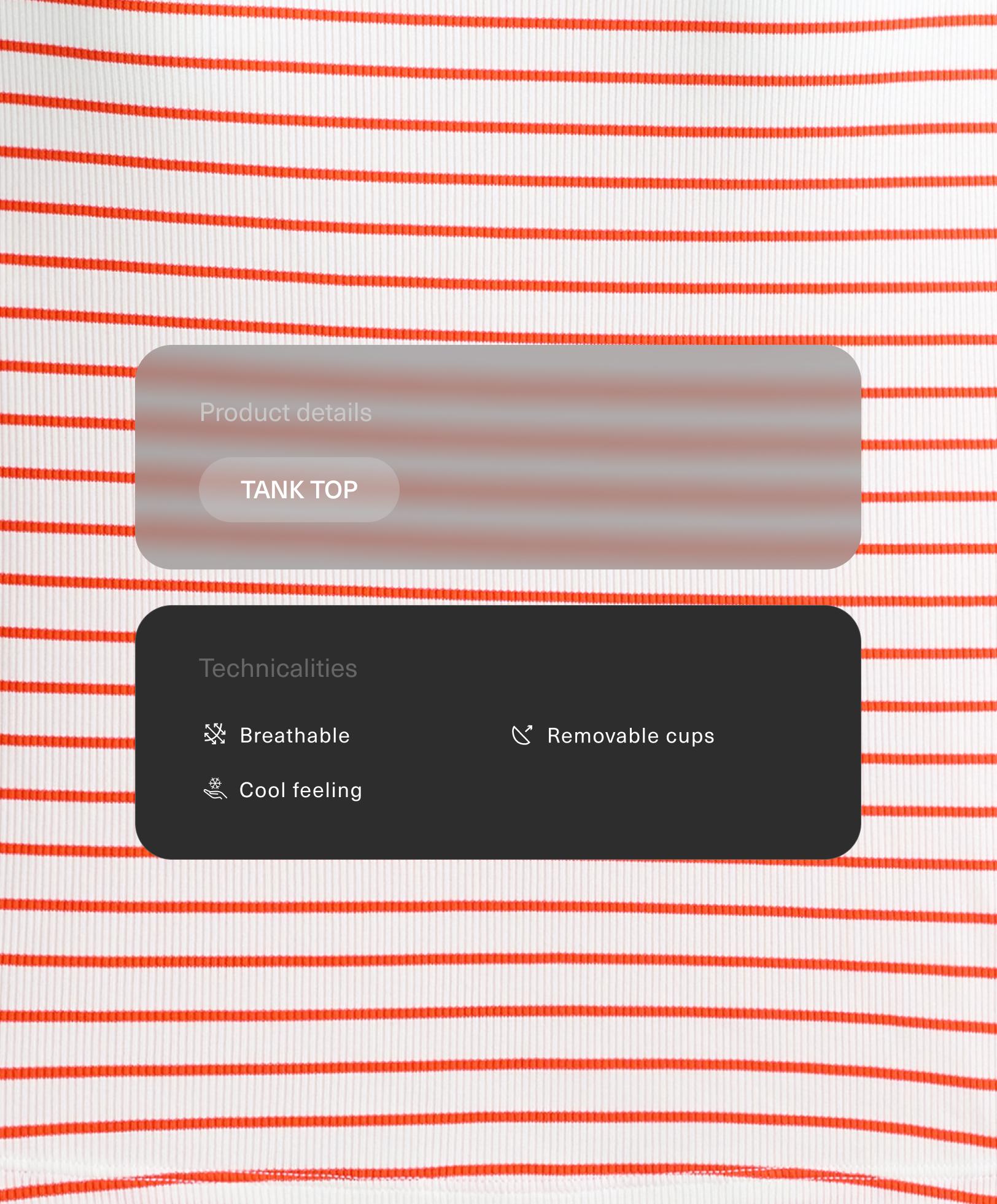 Lange rib tank top met modal