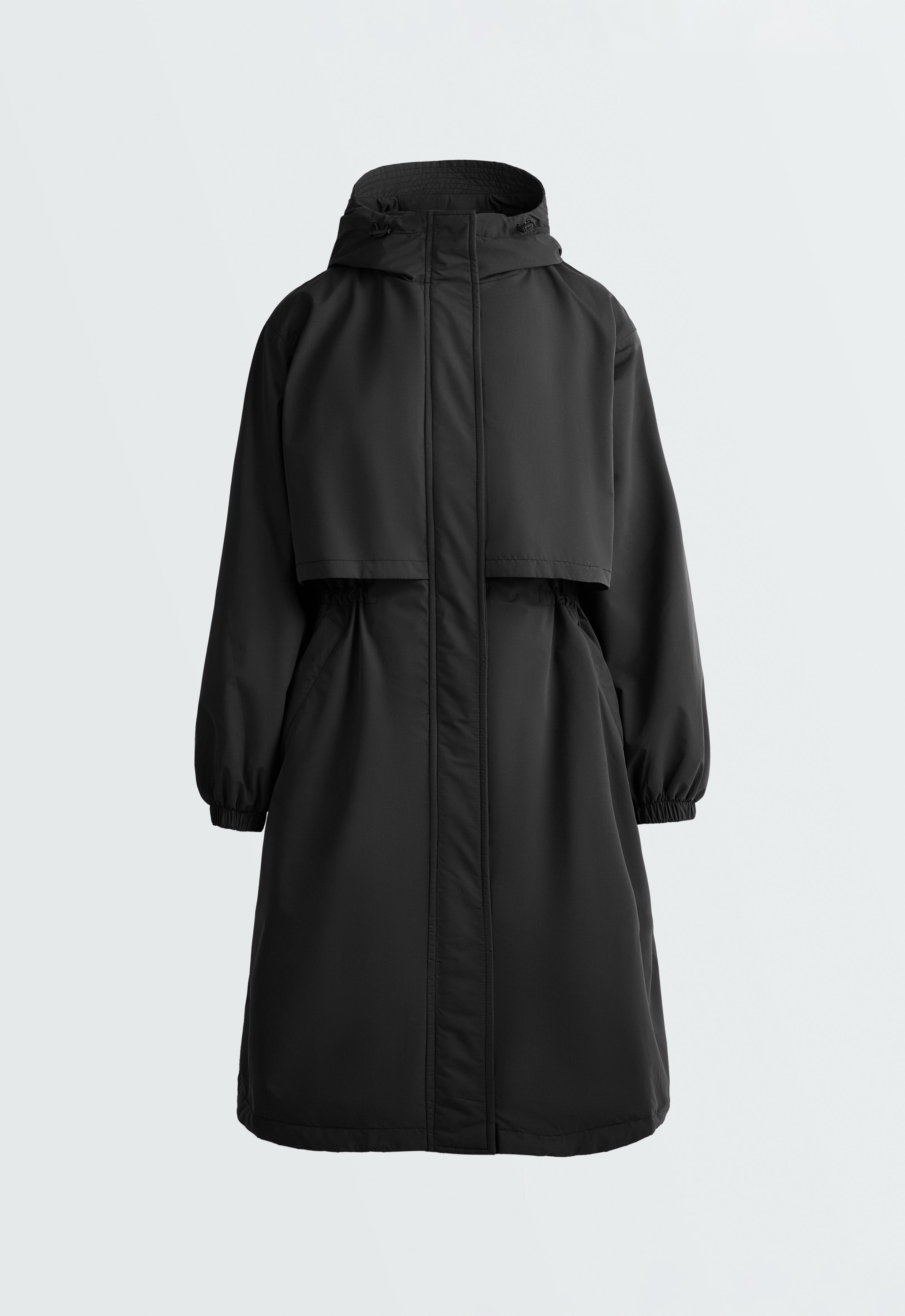 FELLEX® AEROGEL 10K waterproof long padded jacket — BLACK
