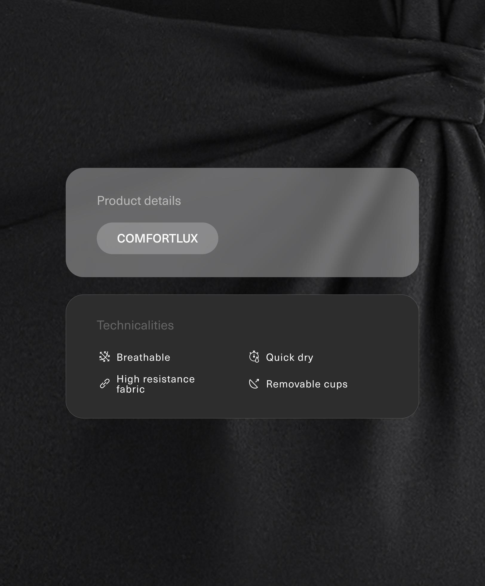 Tank Top Comfortlux twist asimétrico - Rebajas Tank Top Comfortlux twist asimétrico - Rebajas