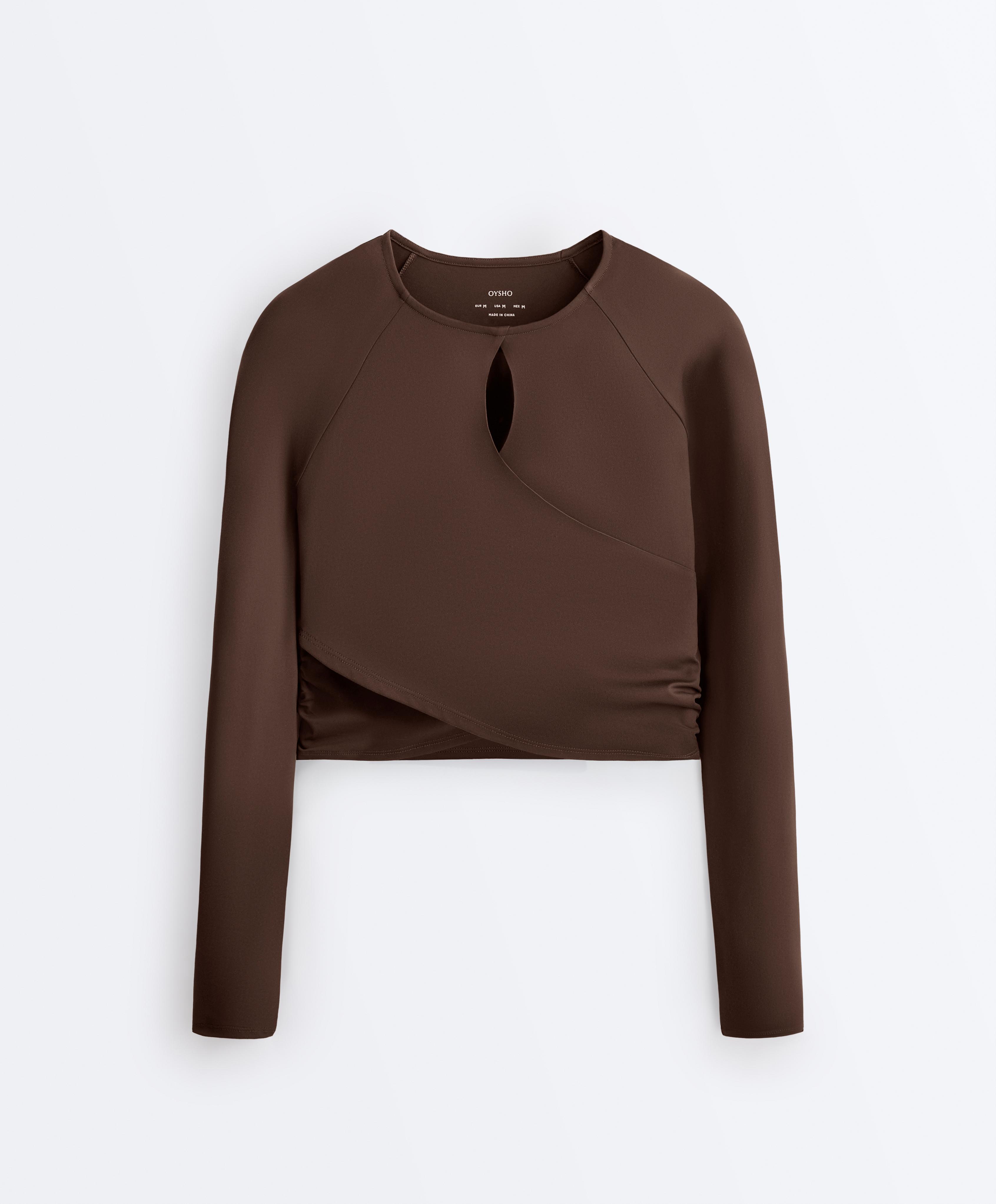 Comfortlux long-sleeved T-shirt — BROWN