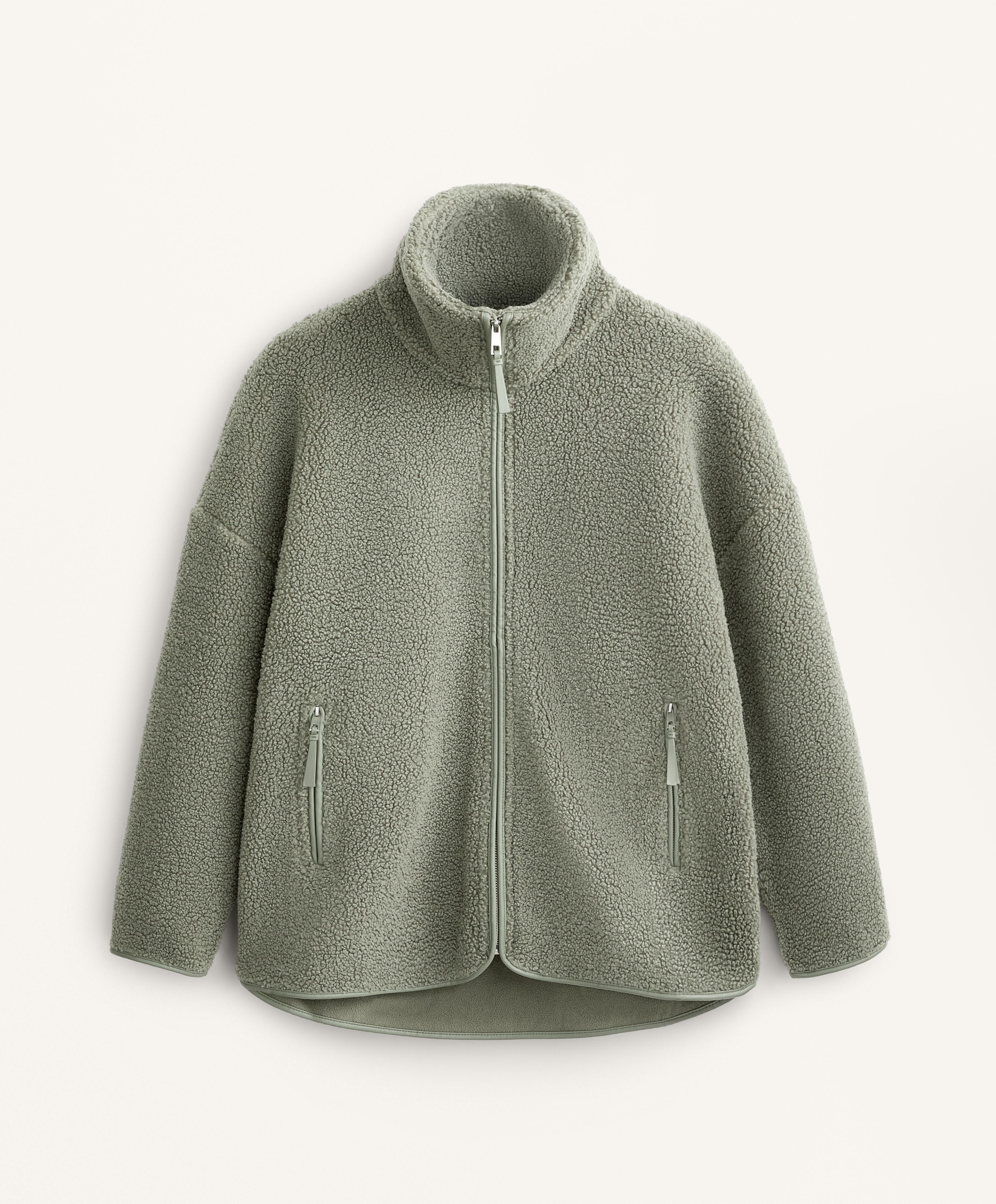 Oversize faux-shearling jacket - Sale