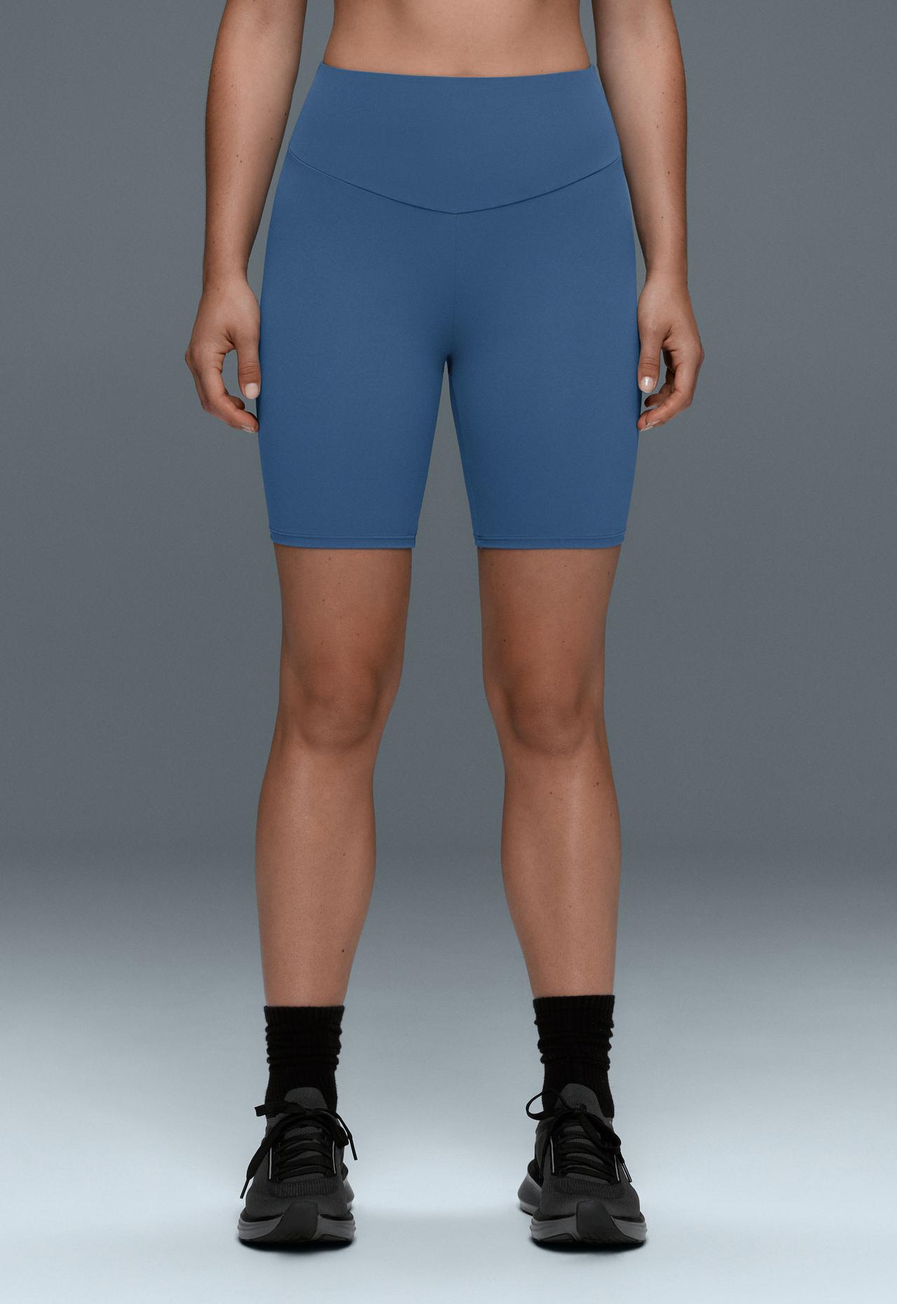 Leggings biker high rise comfortlux 20 cm — MID GREY-BLUE