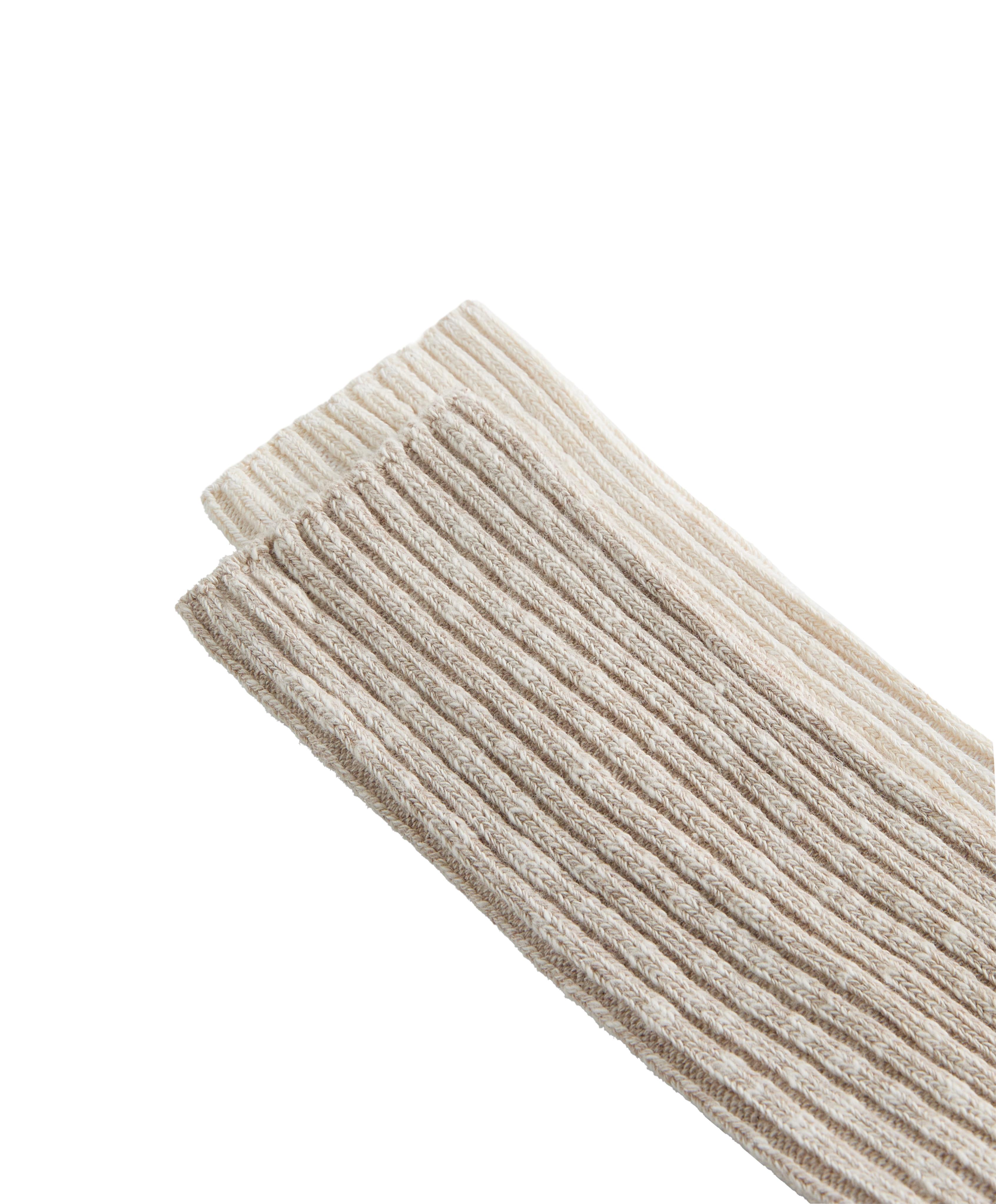 2 pairs of classic rib socks — LIGHT MINK