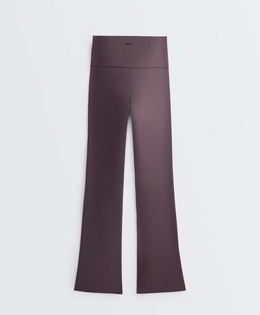 Perfect-adapt high-rise flare trousers — Purplish brown 7
