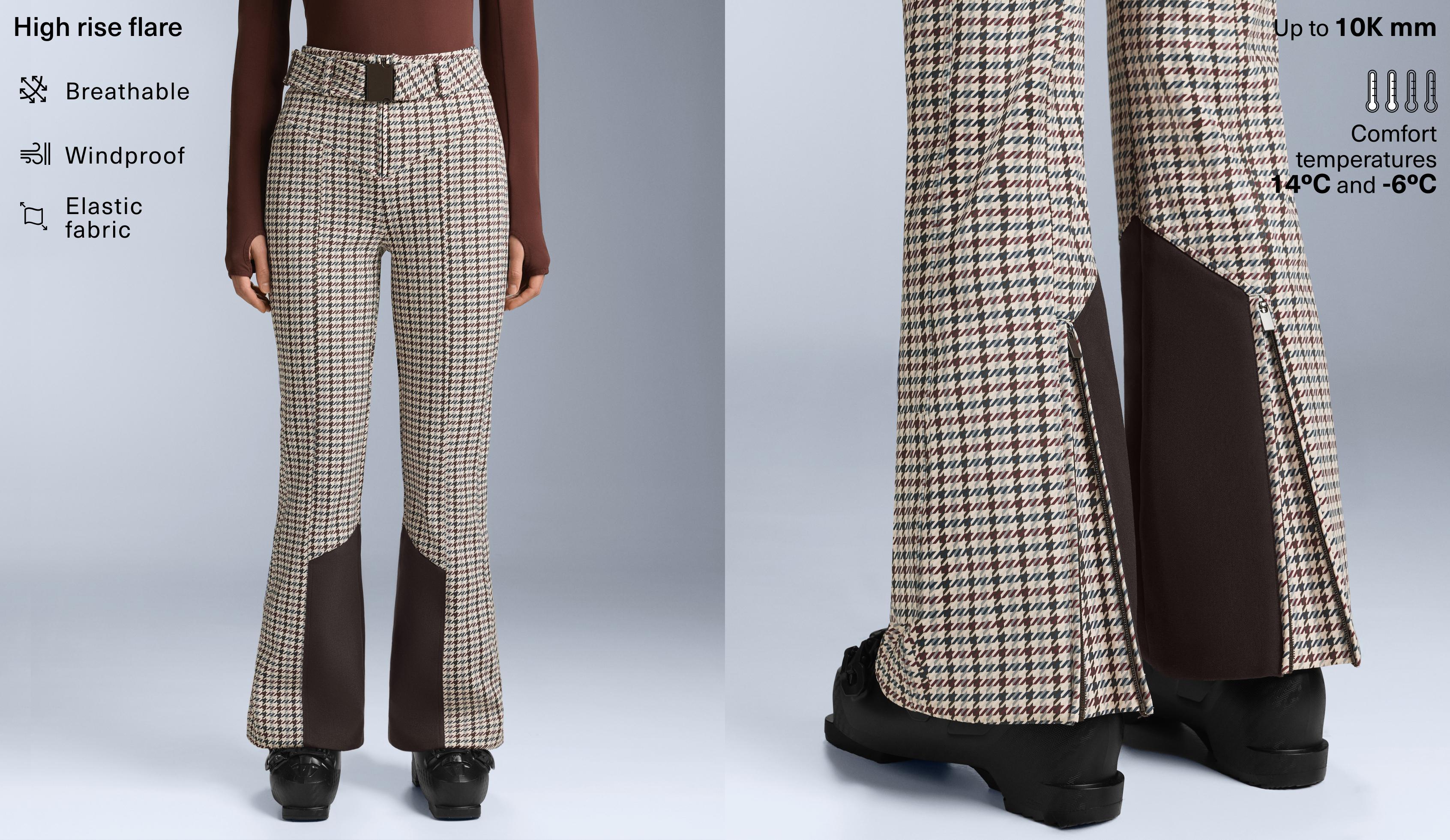 Water-resistant printed high-rise flare stretch SKI trousers - Распродажа Water-resistant printed high-rise flare stretch SKI trousers - Распродажа