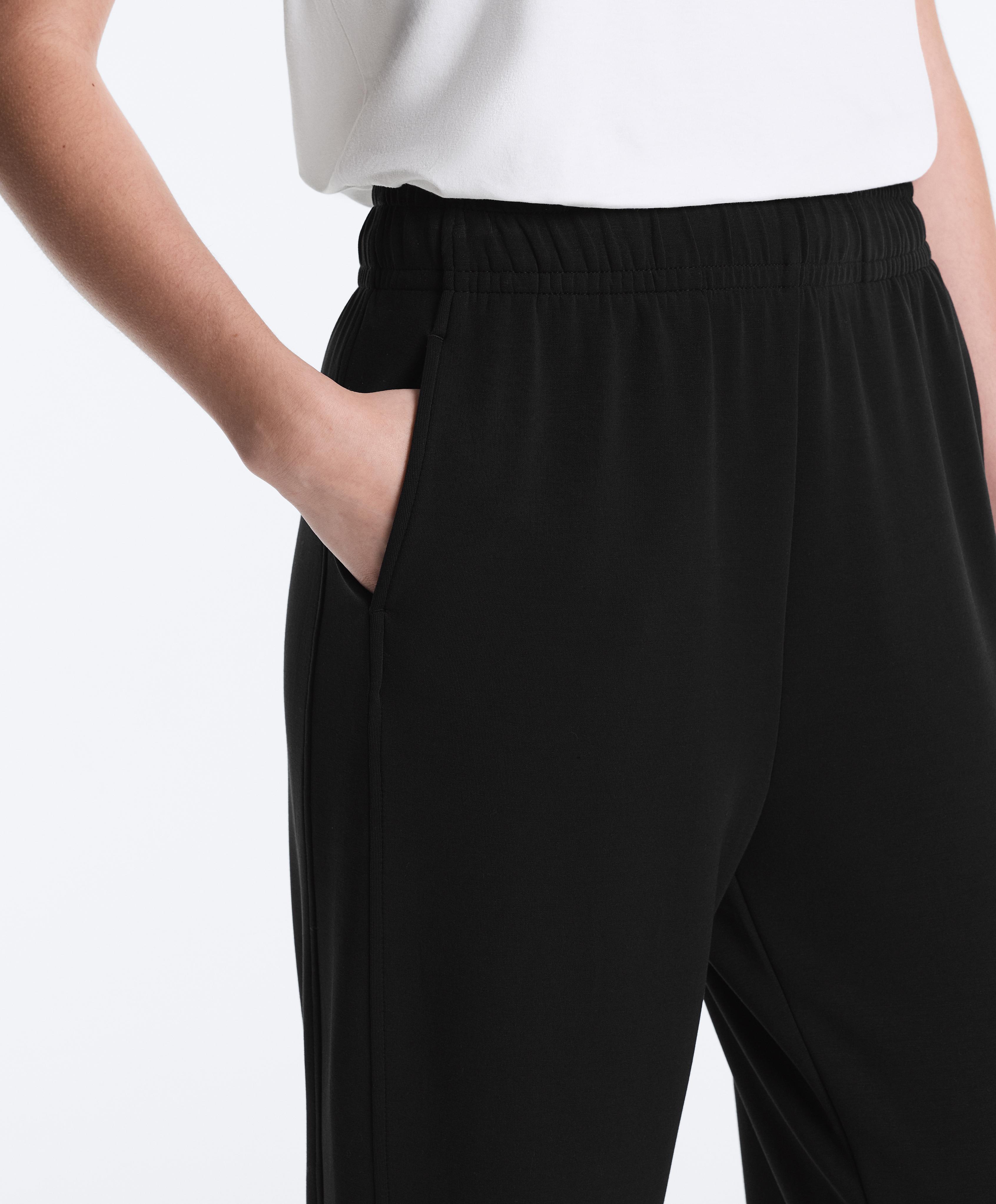 Joggers with modal — BLACK