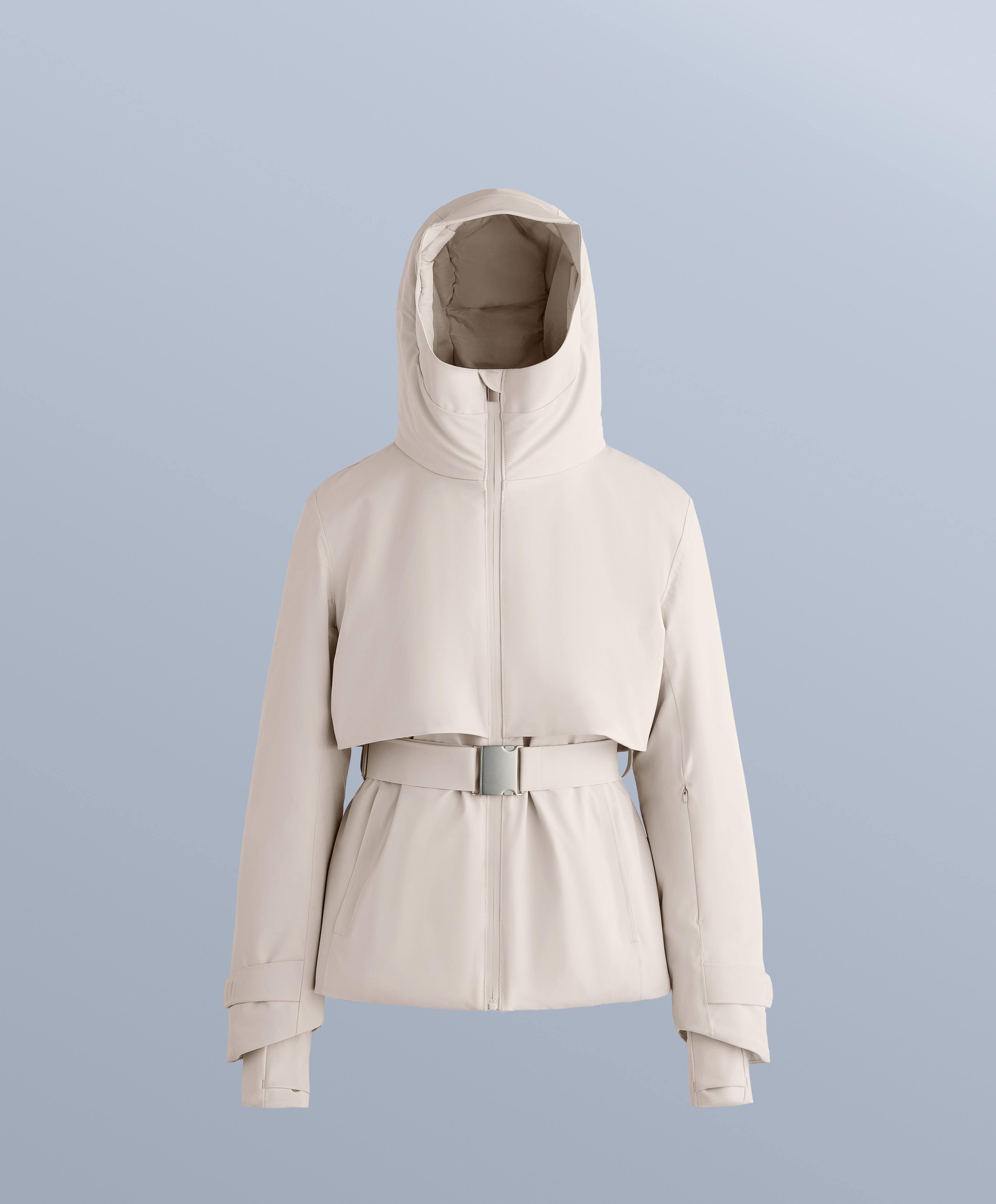 Primaloft® Feel the Performance TM SKI waterproof layered jacket — PALE MINK