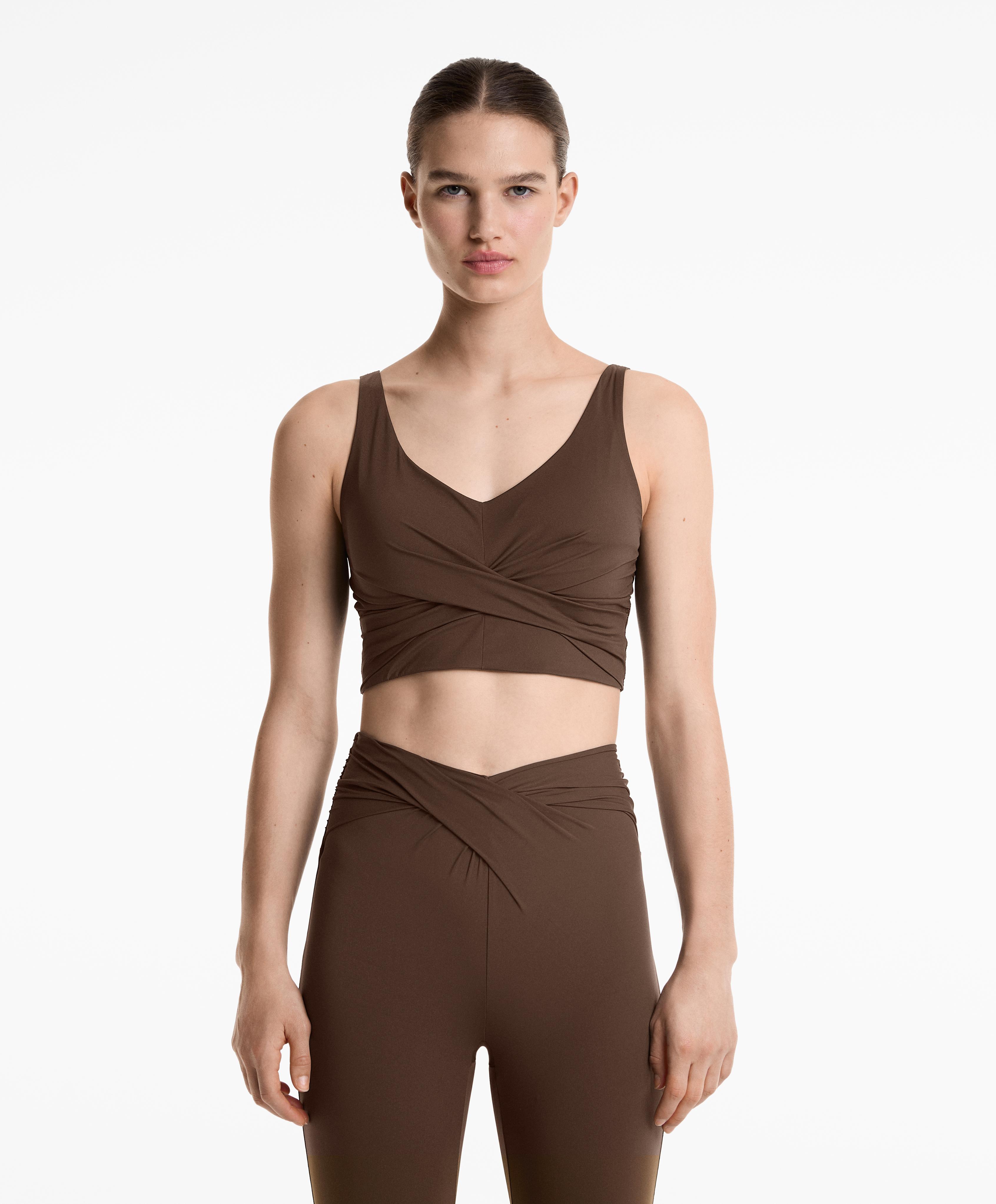 Light Touch crossover tank top