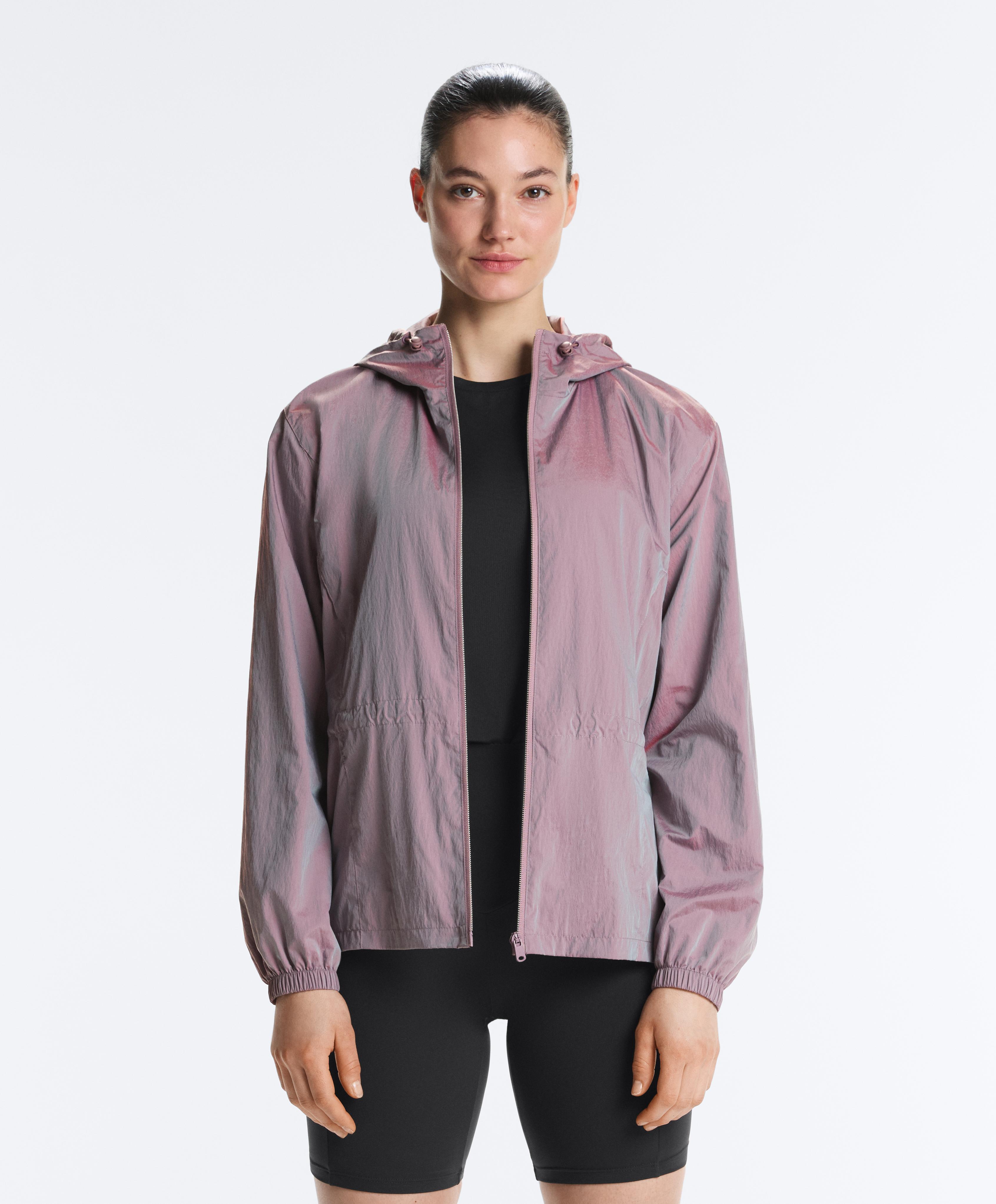 Iridescent Track jacket — WASHED PURPLE