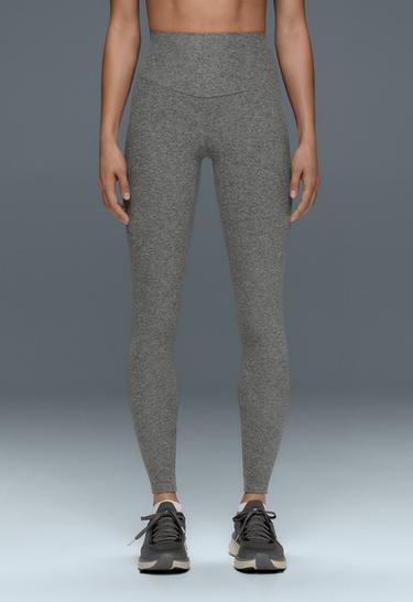 Ankle-length High rise Comfortlux marl leggings — MOTTLED GREY MELANGE 3