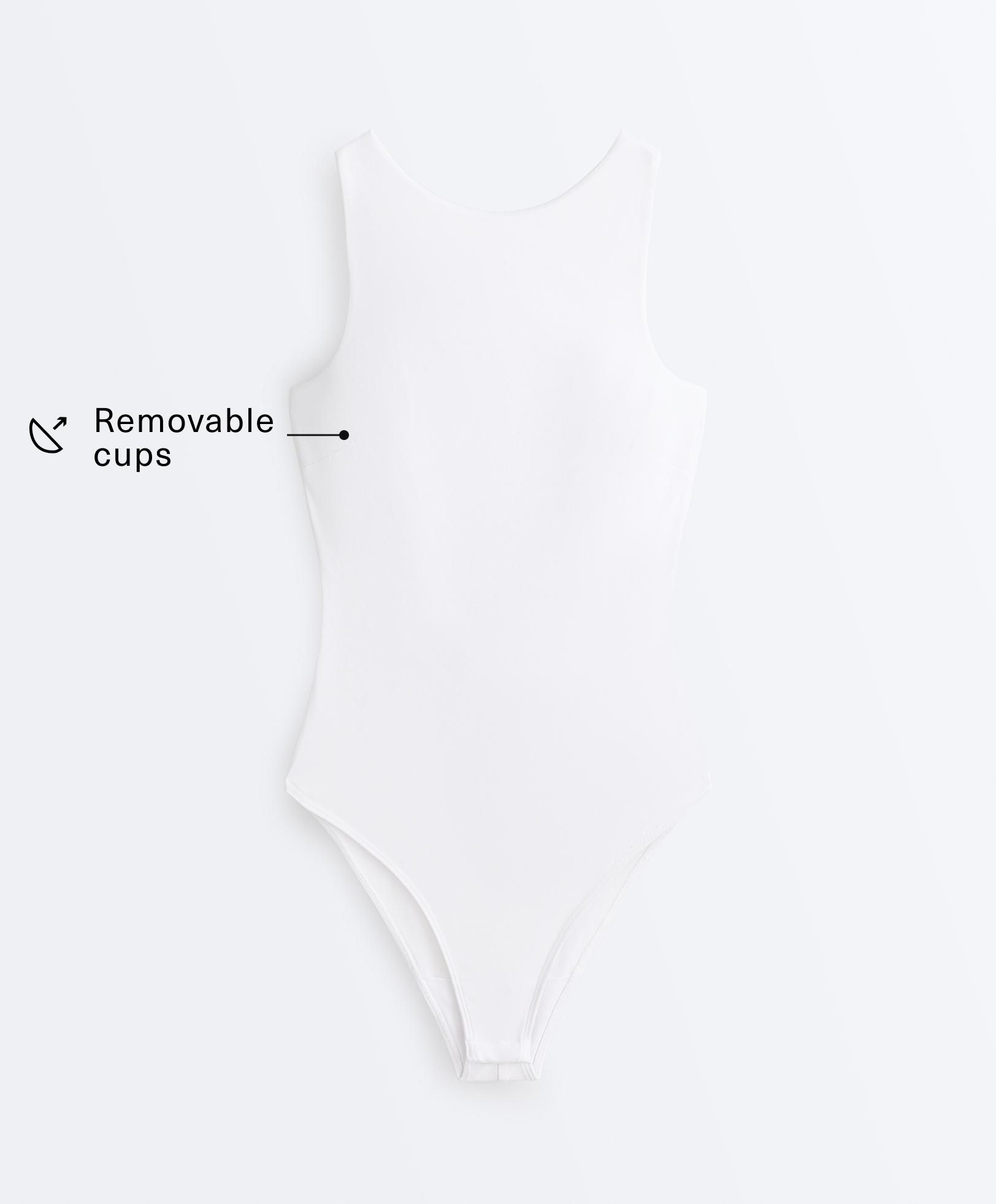 Open-back Comfortlux body — WHITE