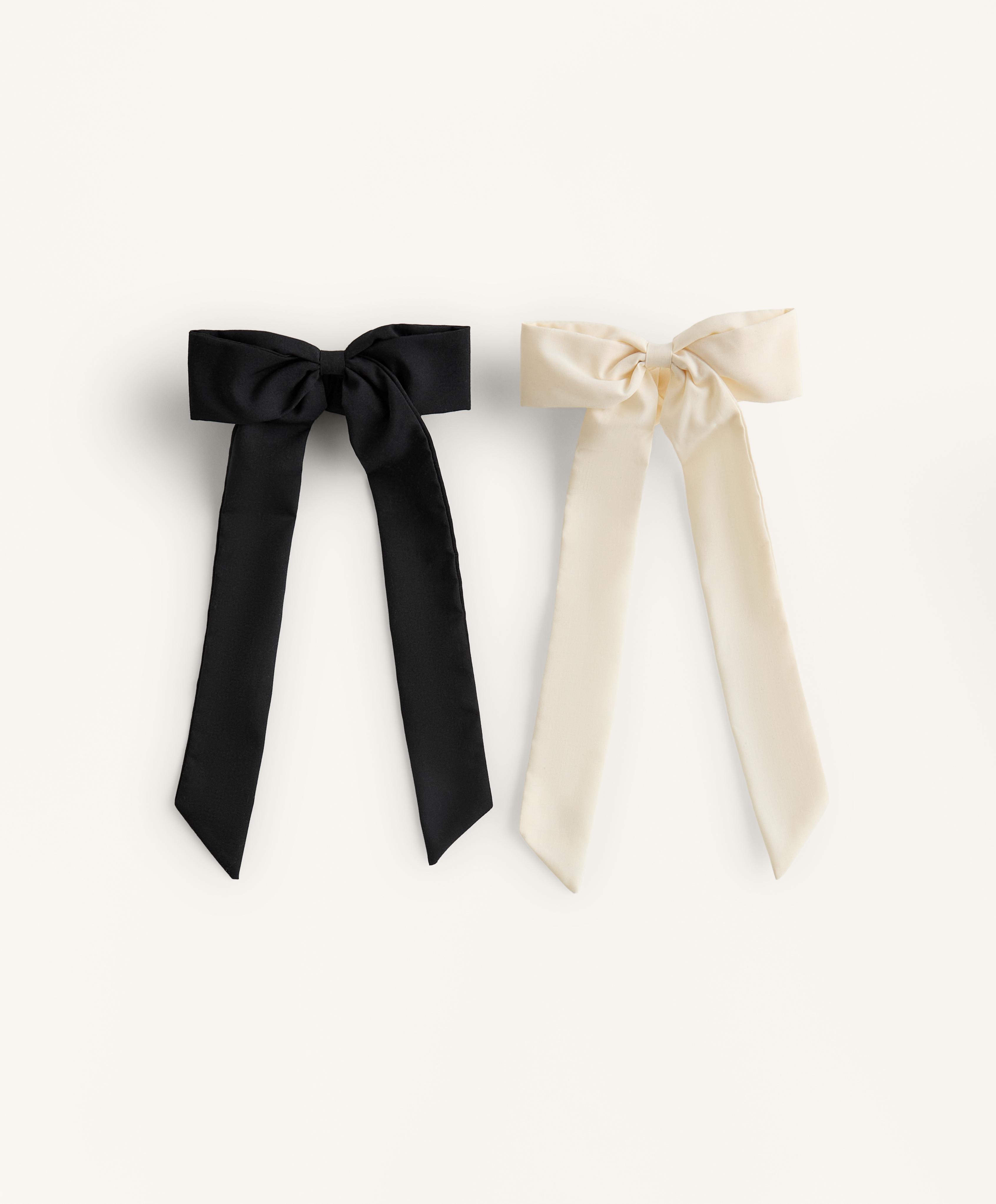 2 Haargummis mit Schleife 2 Haargummis mit Schleife