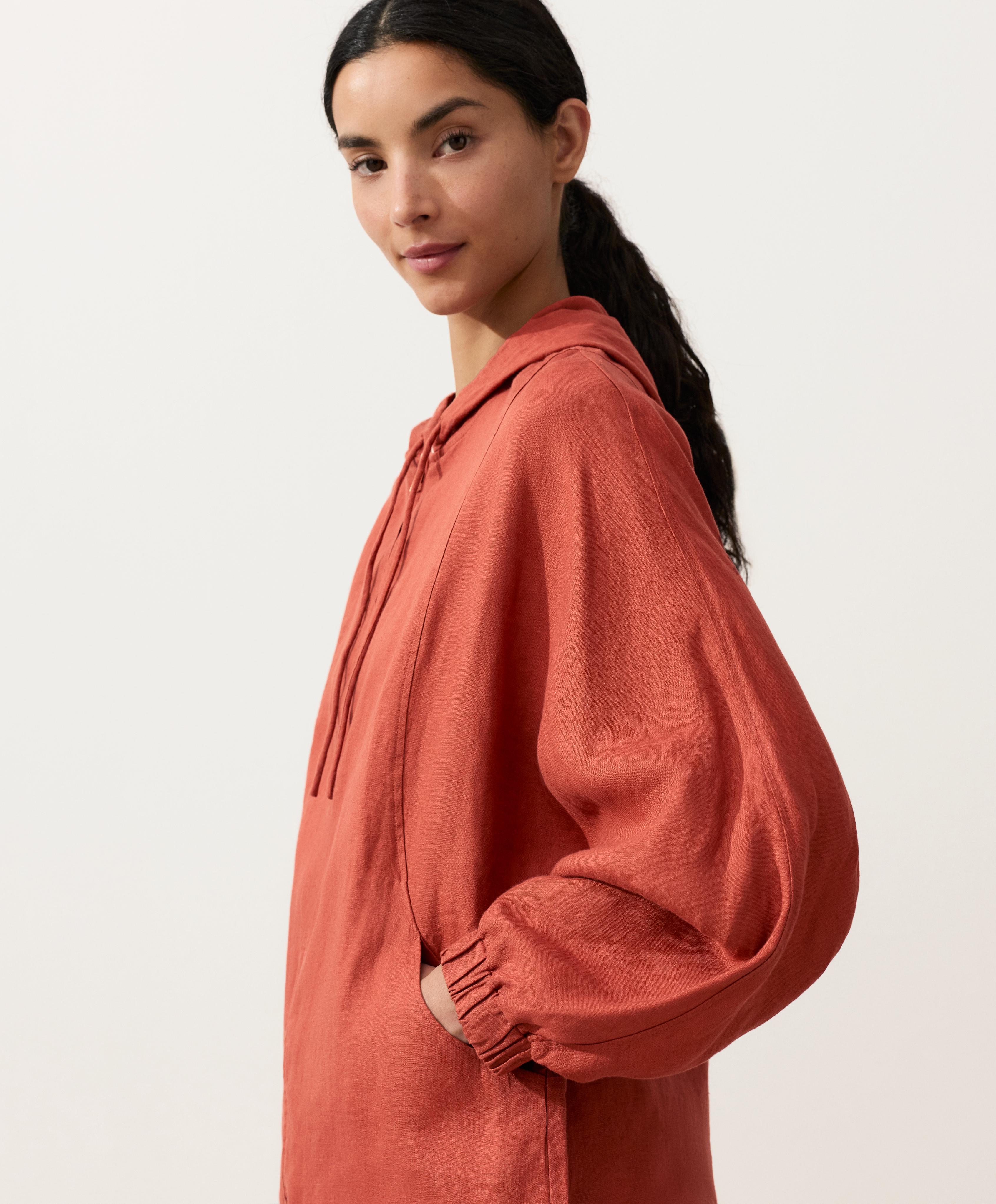 %100 keten kapüşonlu ceket %100 keten kapüşonlu ceket