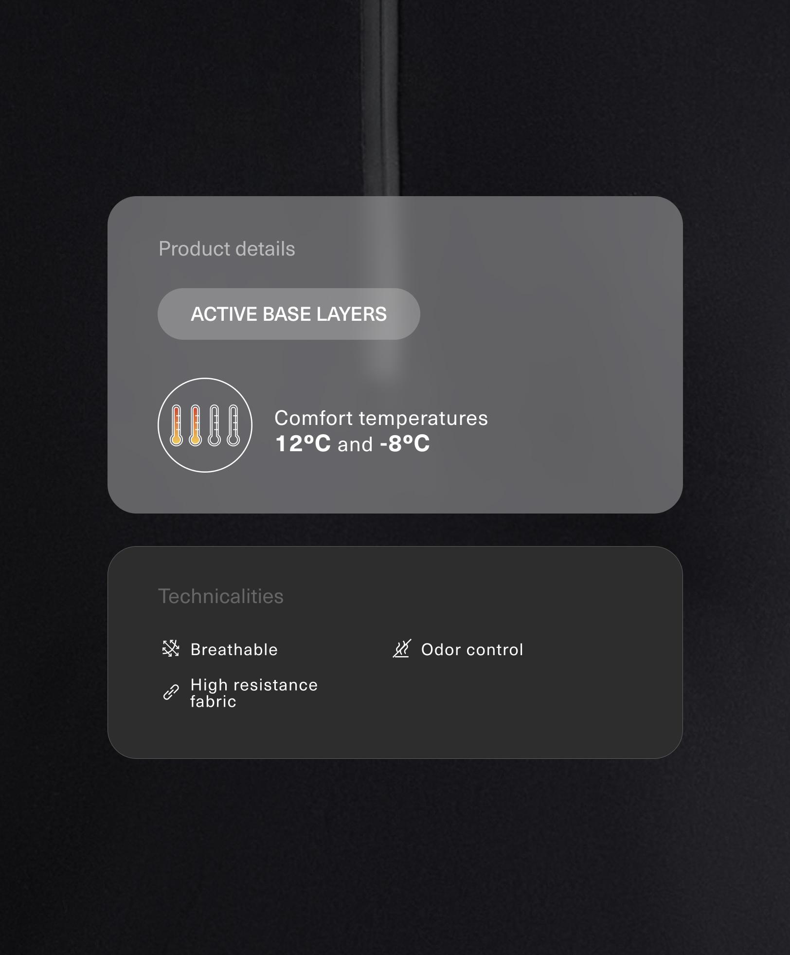 Camiseta térmica base layer media cremallera Camiseta térmica base layer media cremallera