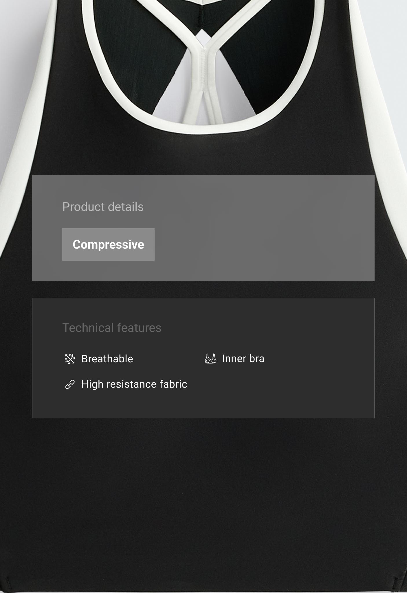 Tank top Compressive bloques