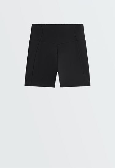 Hot pants High rise Compressive Pocket 10 cm — BLACK 8