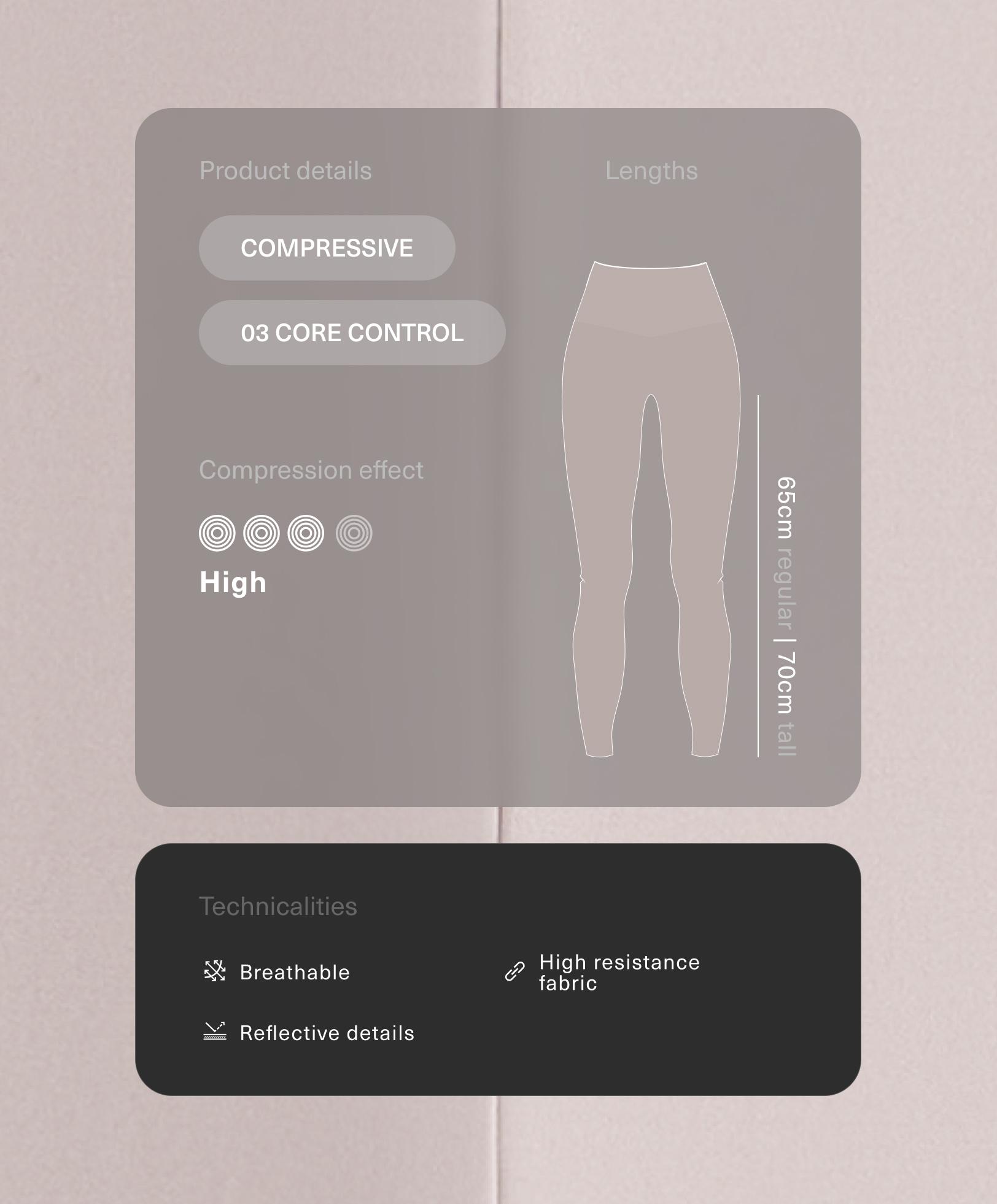 Клин Компресиращ high rise с контраст Клин Компресиращ high rise с контраст