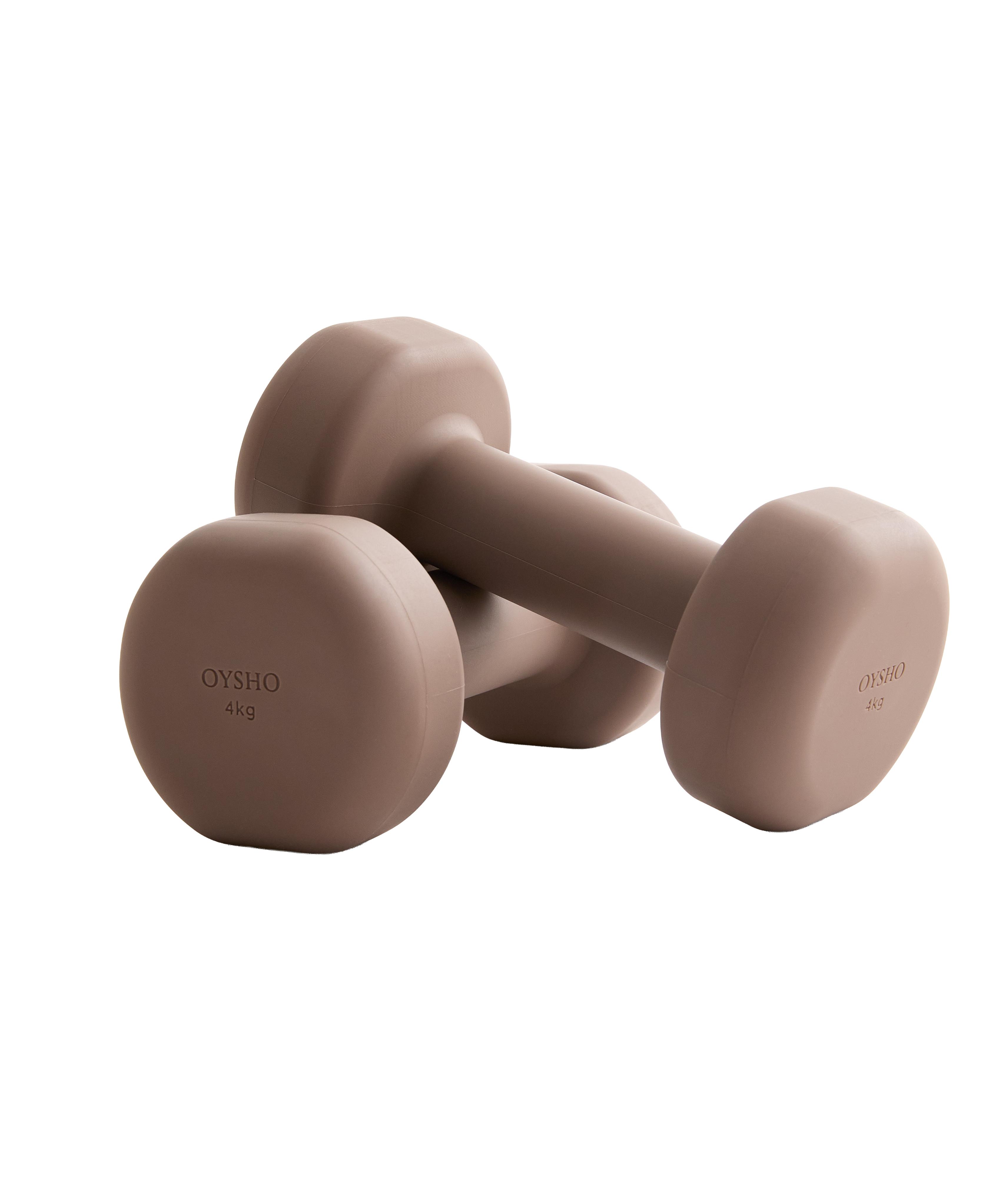2 x 4kg dumbbells — DARK MINK