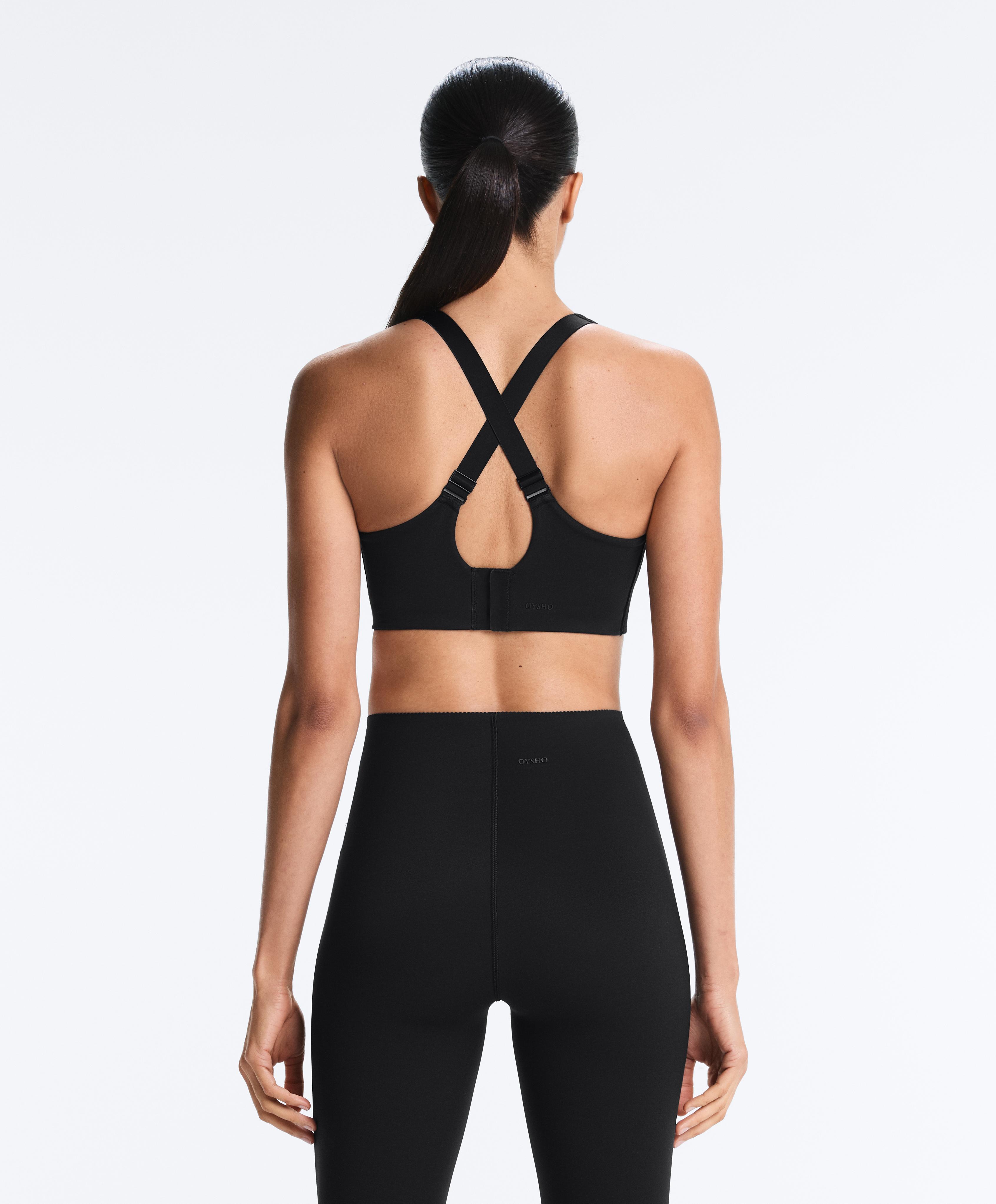 Sujetador deportivo Compressive espalda cruzada sujeción alta